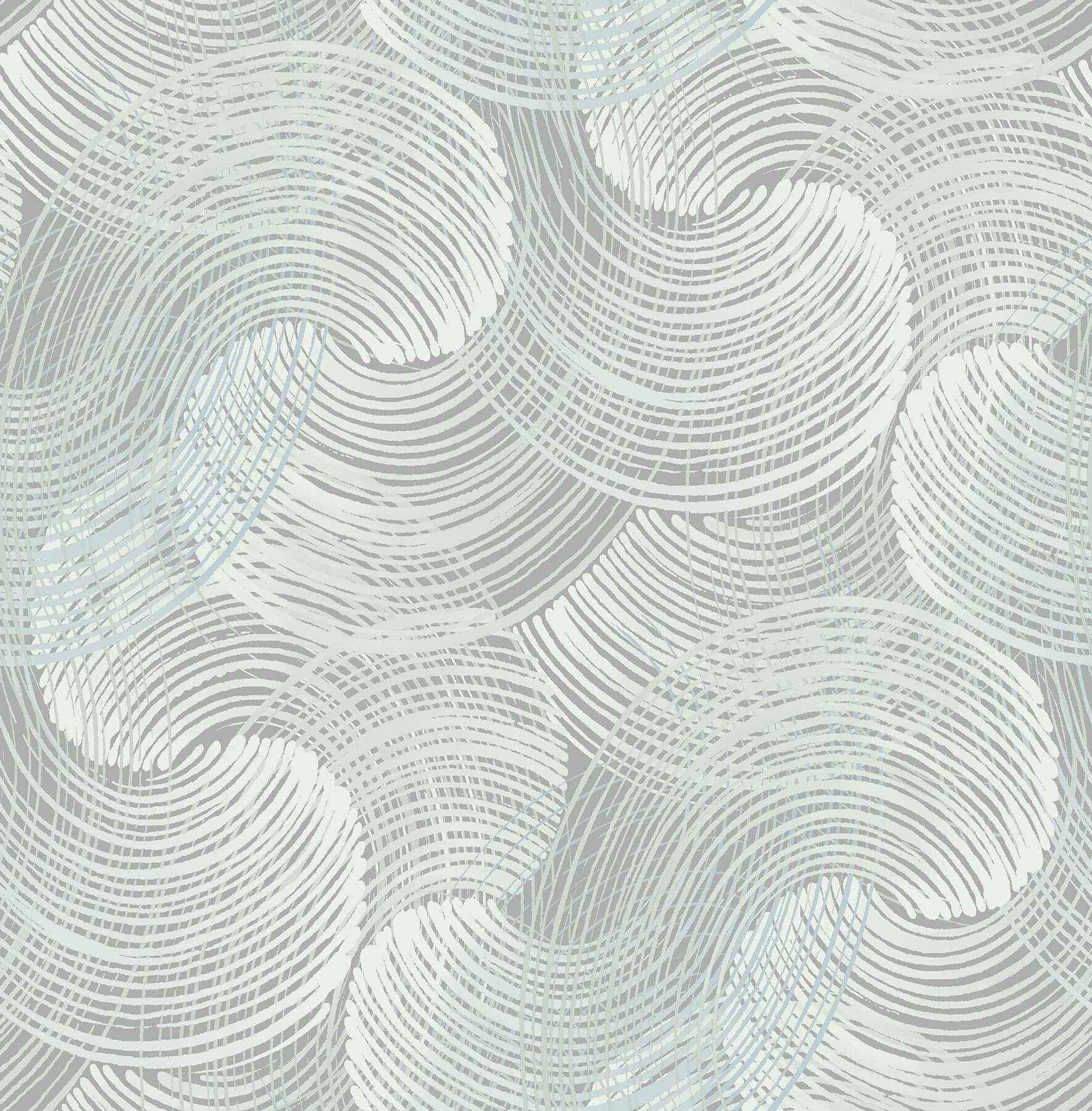 karson-teal-swirling-geometric-wallpaper-york-wallcoverings-2964-25909 - York Wallcoverings Wallpaper