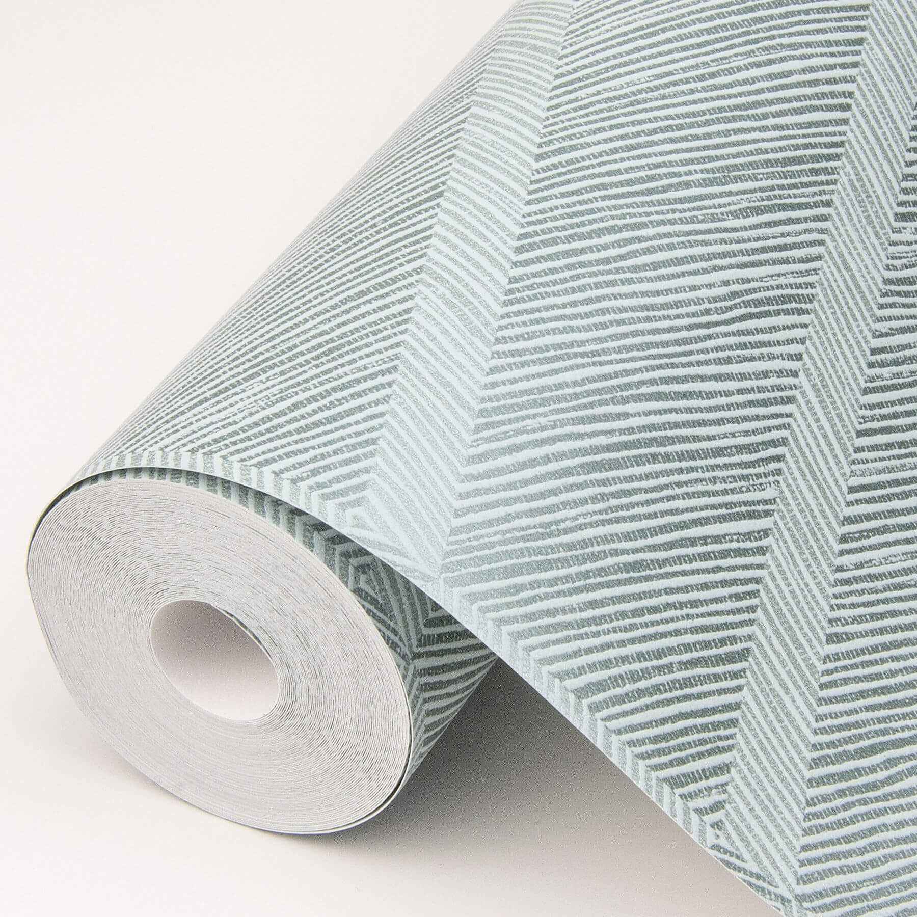 aspen-aqua-chevron-wallpaper-york-wallcoverings-2964-25916 - York Wallcoverings Wallpaper