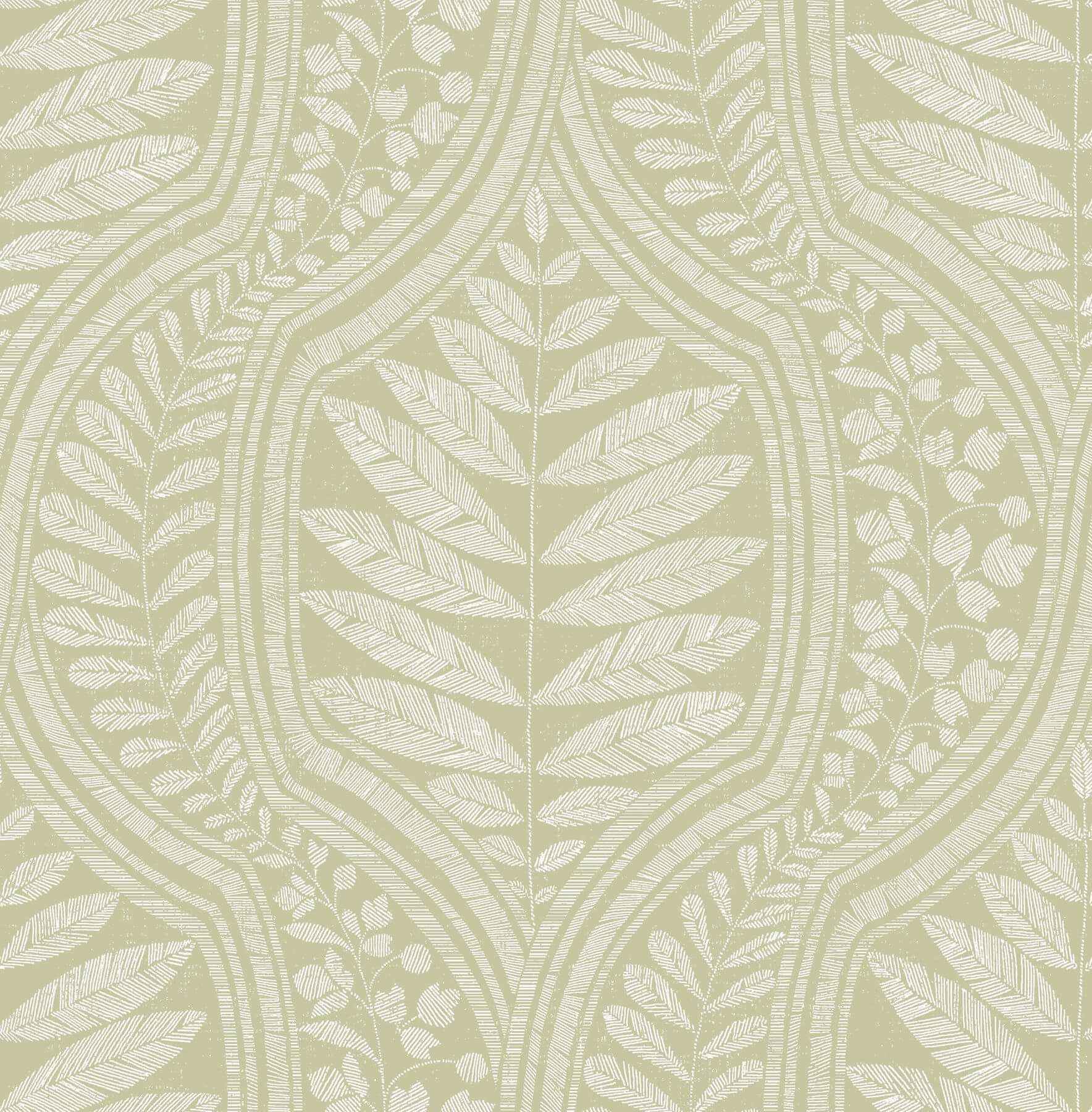 juno-green-ogee-wallpaper-york-wallcoverings-2964-25952 - York Wallcoverings Wallpaper
