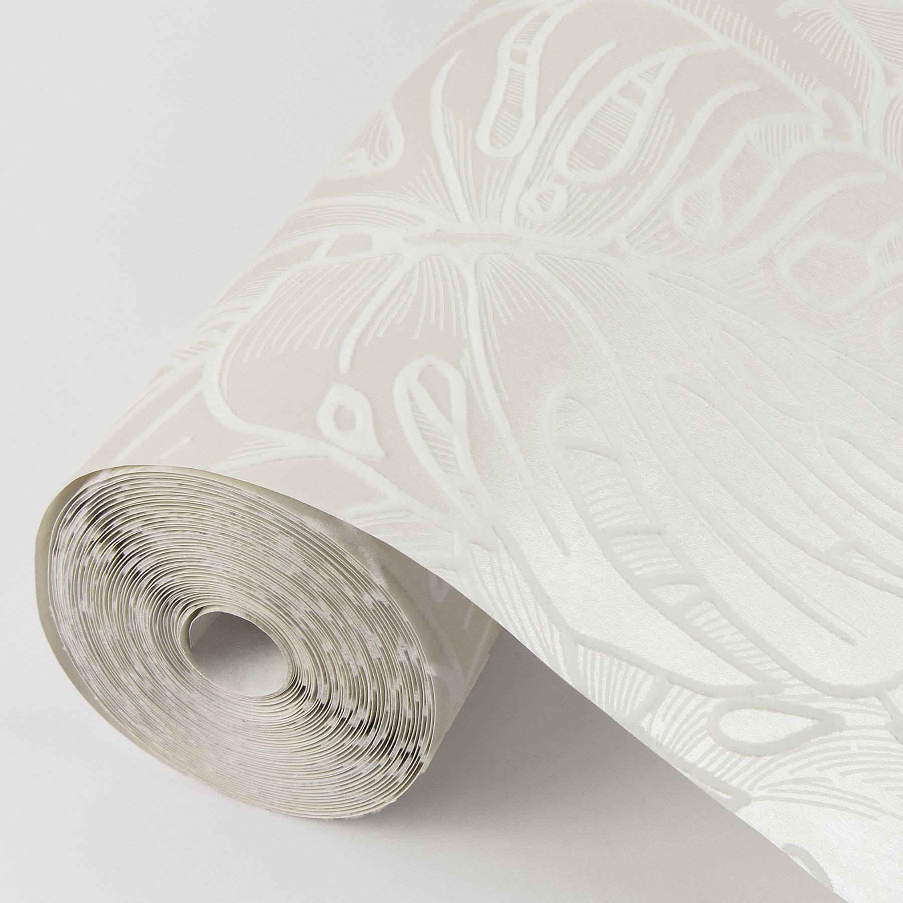 balboa-white-botanical-wallpaper-york-wallcoverings-2964-87340 - York Wallcoverings Wallpaper