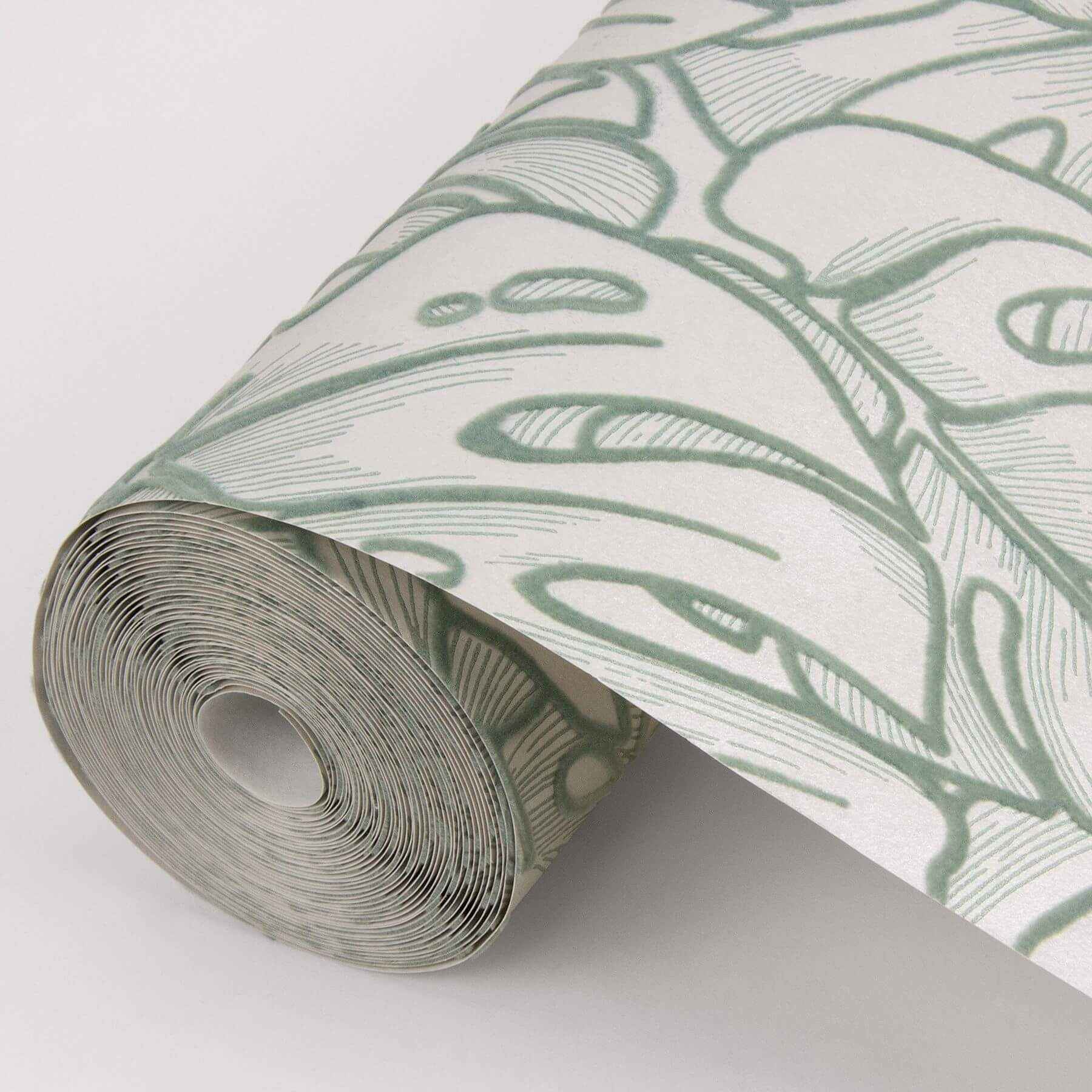 balboa-olive-botanical-wallpaper-york-wallcoverings-2964-87343 - York Wallcoverings Wallpaper