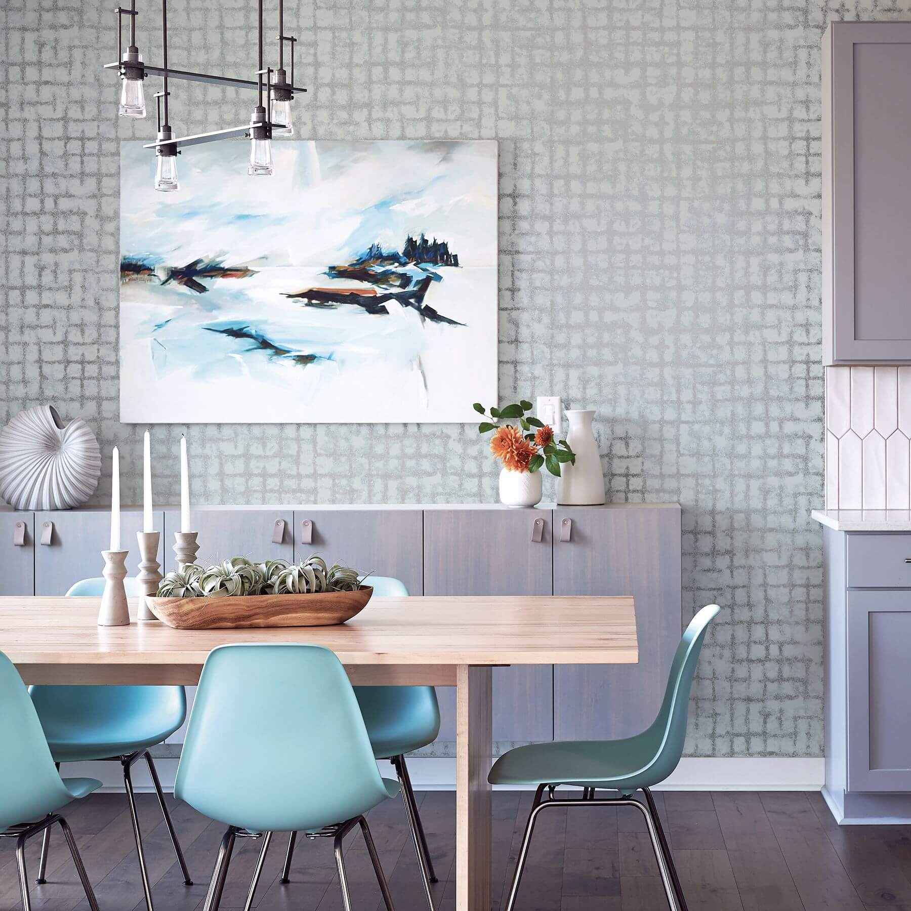 shea-sky-blue-distressed-geometric-wallpaper-york-wallcoverings-2964-87347 - York Wallcoverings Wallpaper