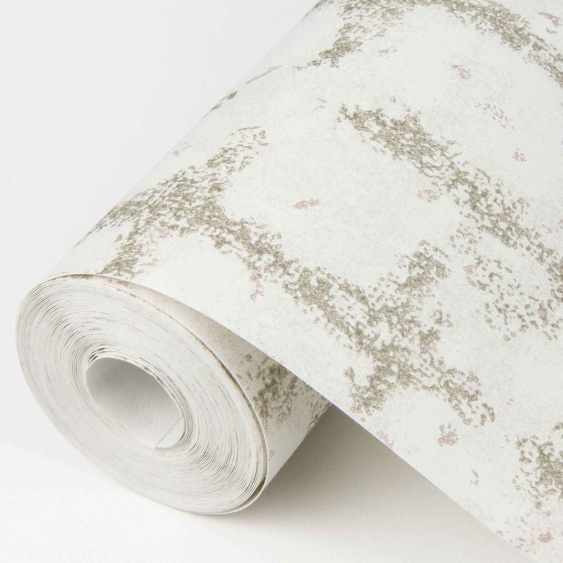 shea-gold-distressed-geometric-wallpaper-york-wallcoverings-2964-87350 - York Wallcoverings Wallpaper