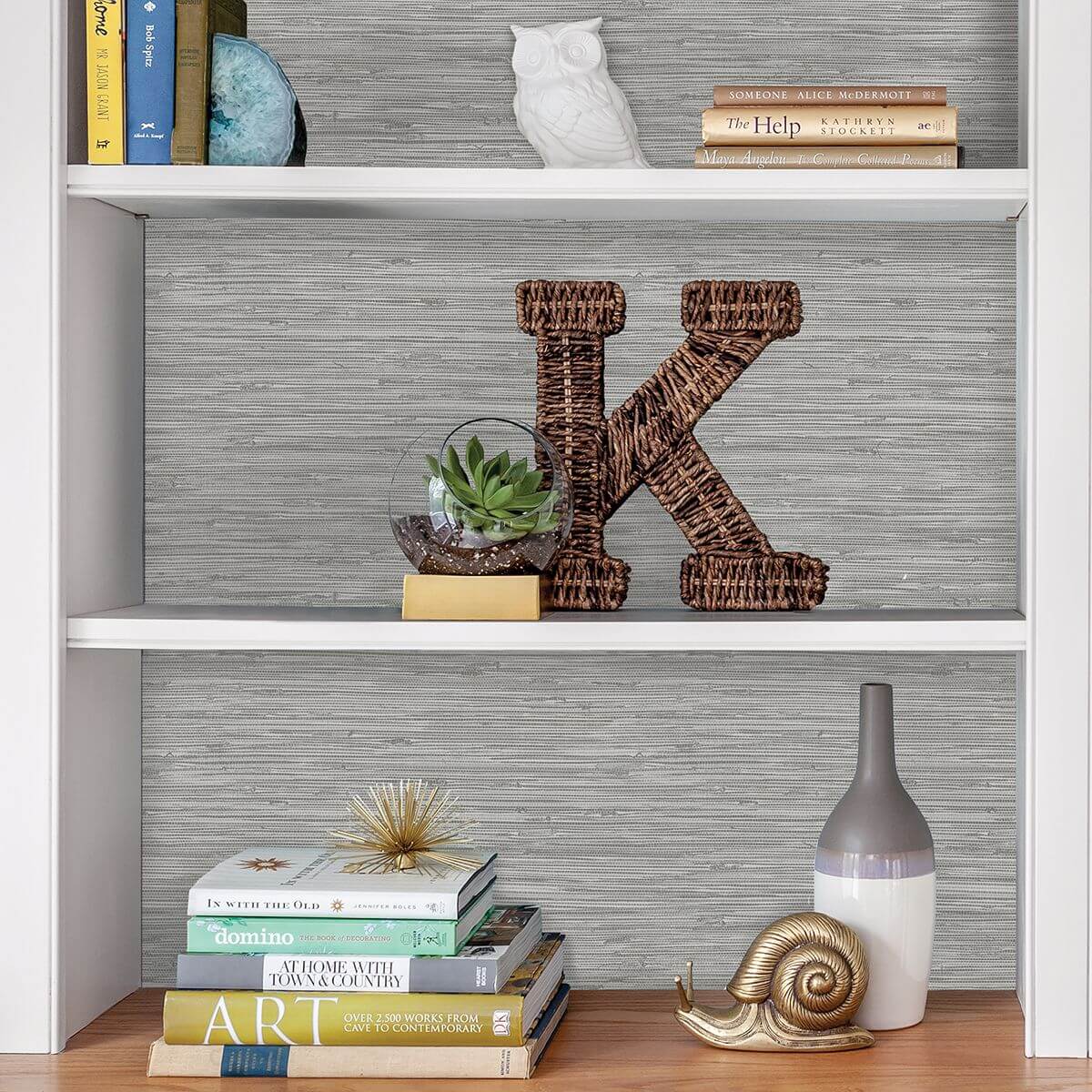 sisal-stone-peel-and-stick-wallpaper-york-wallcoverings-nh3062 - York Wallcoverings Wallpaper