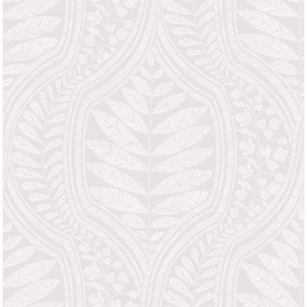 juno-light-grey-grey-ogee-wallpaper-york-wallcoverings-2964-25948 - York Wallcoverings Wallpaper