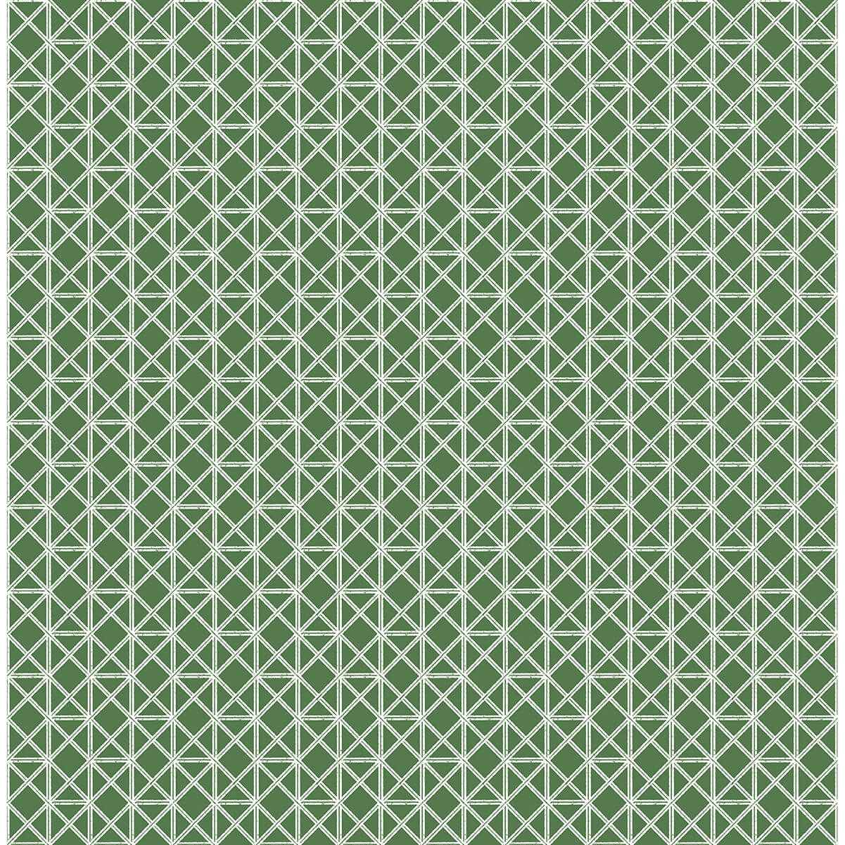 lisbeth-green-geometric-lattice-wallpaper-york-wallcoverings-2969-26001 - York Wallcoverings Wallpaper