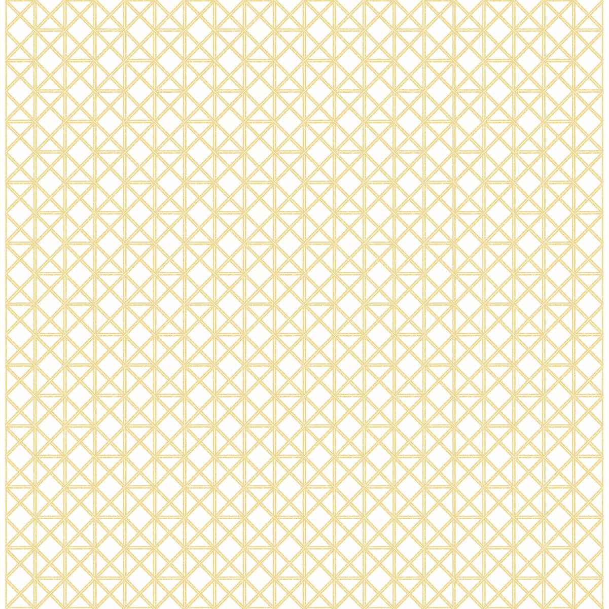 lisbeth-yellow-geometric-lattice-wallpaper-york-wallcoverings-2969-26003 - York Wallcoverings Wallpaper