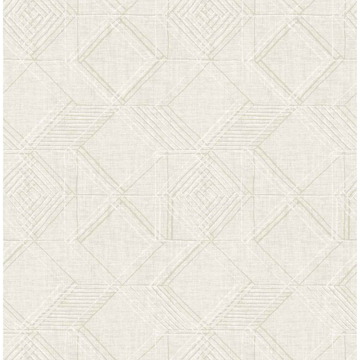 moki-off-white-lattice-geometric-wallpaper-york-wallcoverings-2969-26019 - York Wallcoverings Wallpaper