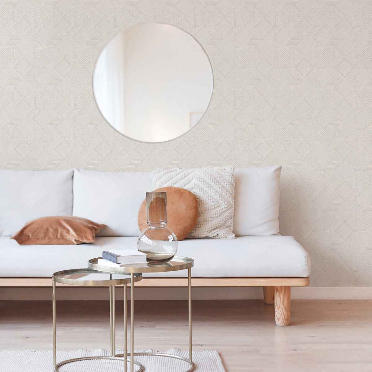 moki-off-white-lattice-geometric-wallpaper-york-wallcoverings-2969-26019 - York Wallcoverings Wallpaper