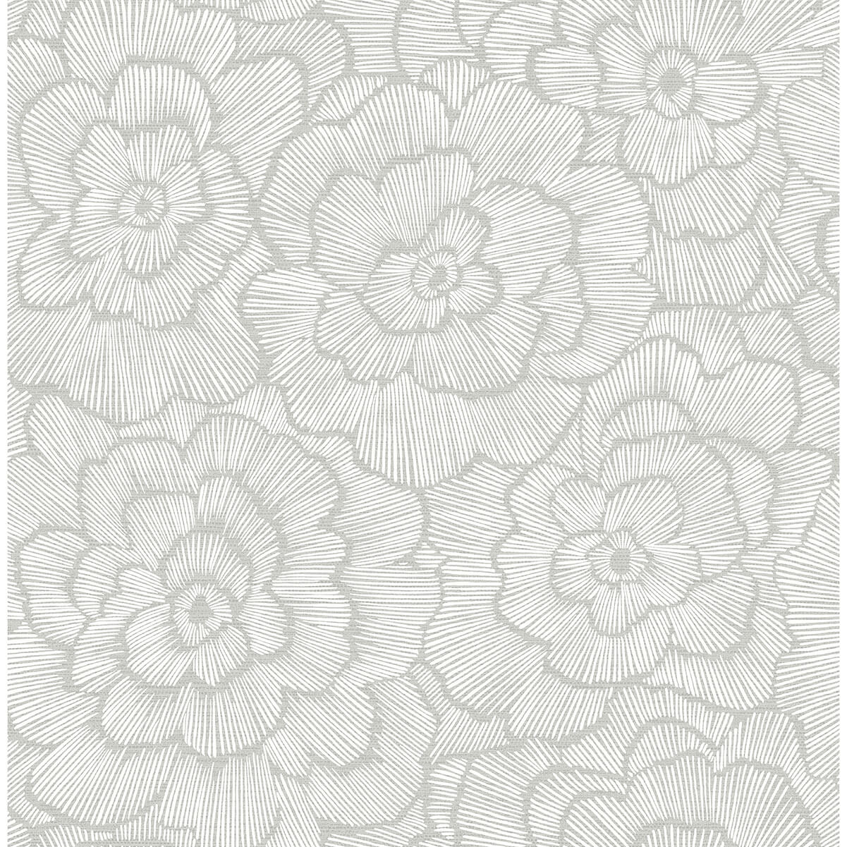 periwinkle-light-grey-textured-floral-wallpaper-york-wallcoverings-2969-26036 - York Wallcoverings Wallpaper