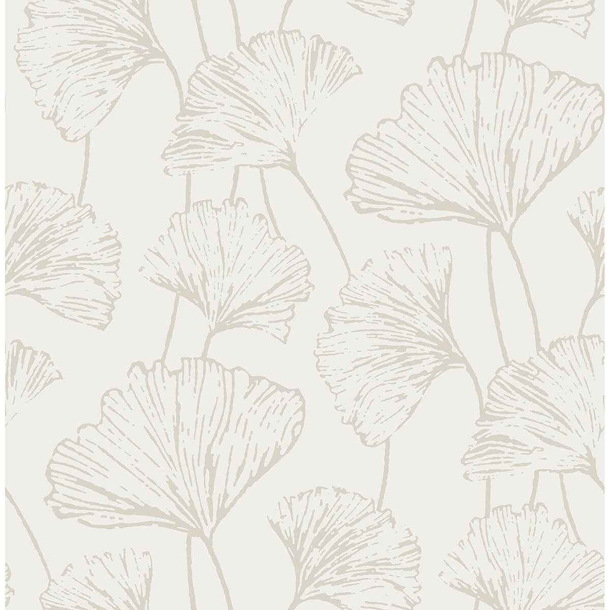 Silver Hikarigaoka Peel and Stick Wallpaper - York Wallcoverings - NUS3578 - York Wallcoverings Wallpaper