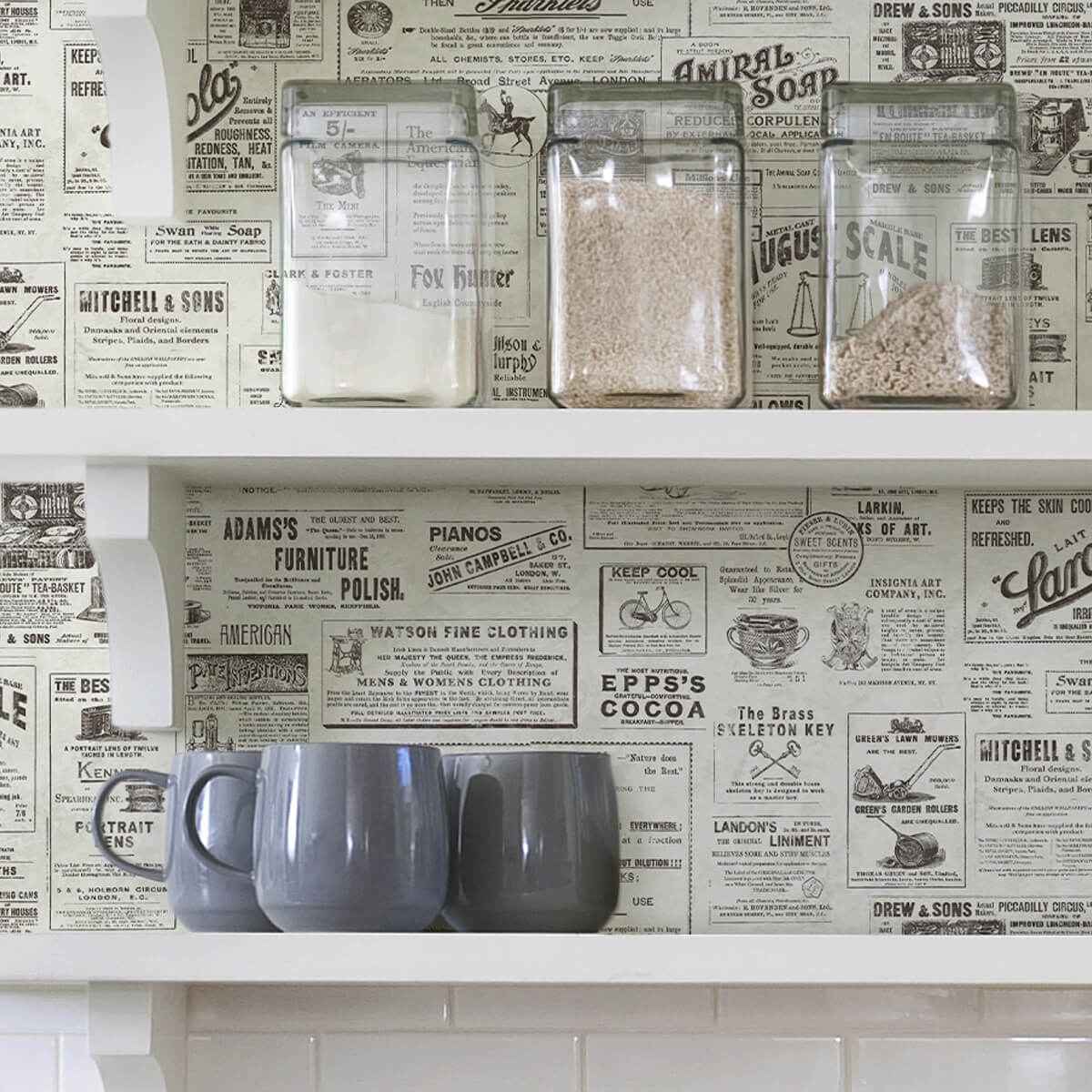 Charcoal Published Peel and Stick Wallpaper - York Wallcoverings - NUS3626 - York Wallcoverings Wallpaper