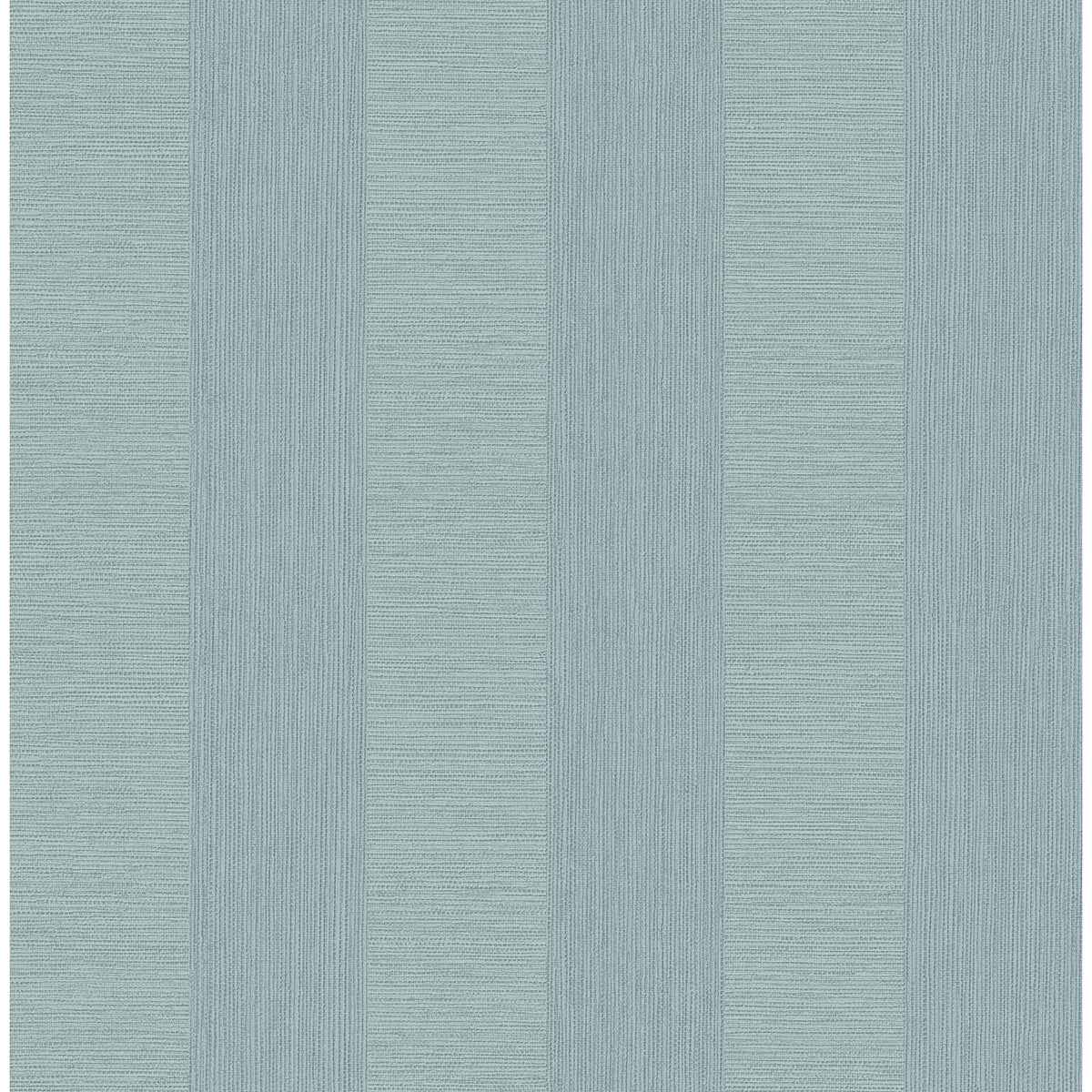Intrepid Blue Textured Stripe Wallpaper - York Wallcoverings - 2896-25309