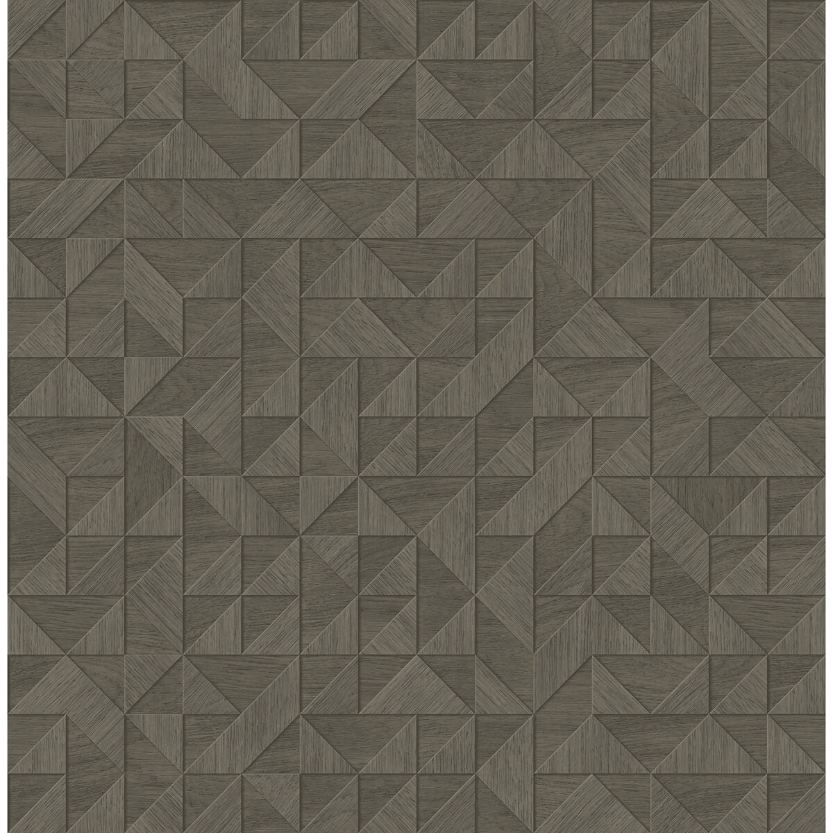 gallerie-dark-grey-triangle-geometric-wallpaper-york-wallcoverings-2896-25327 - York Wallpaper Wallpaper