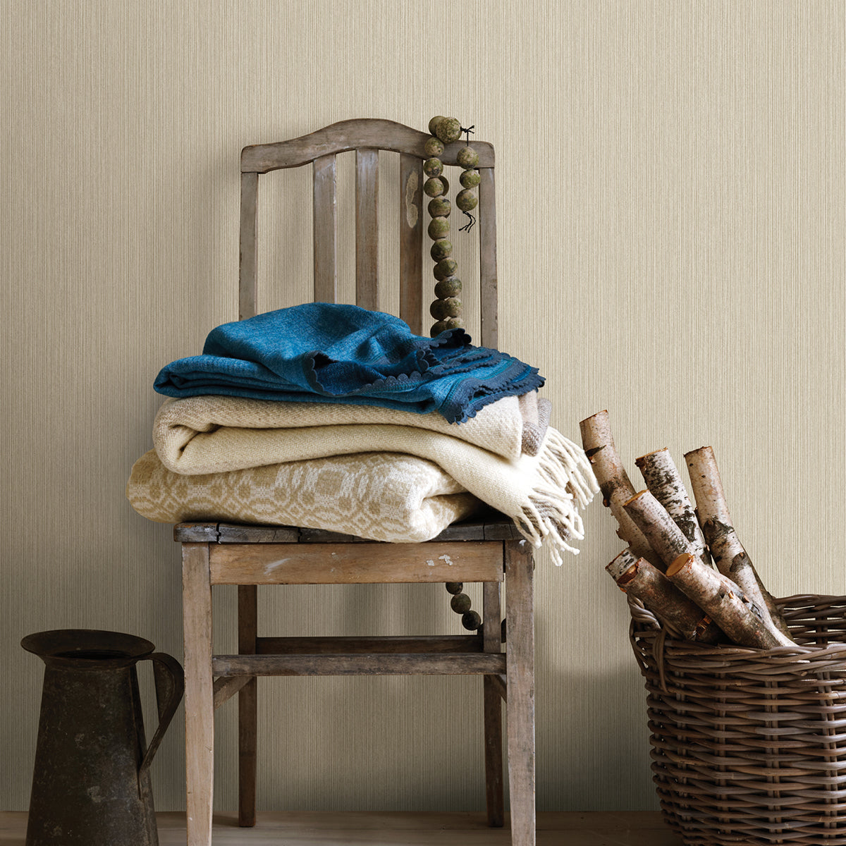 crewe-beige-vertical-woodgrain-wallpaper-york-wallcoverings-2896-25337 - York Wallcoverings Wallpaper