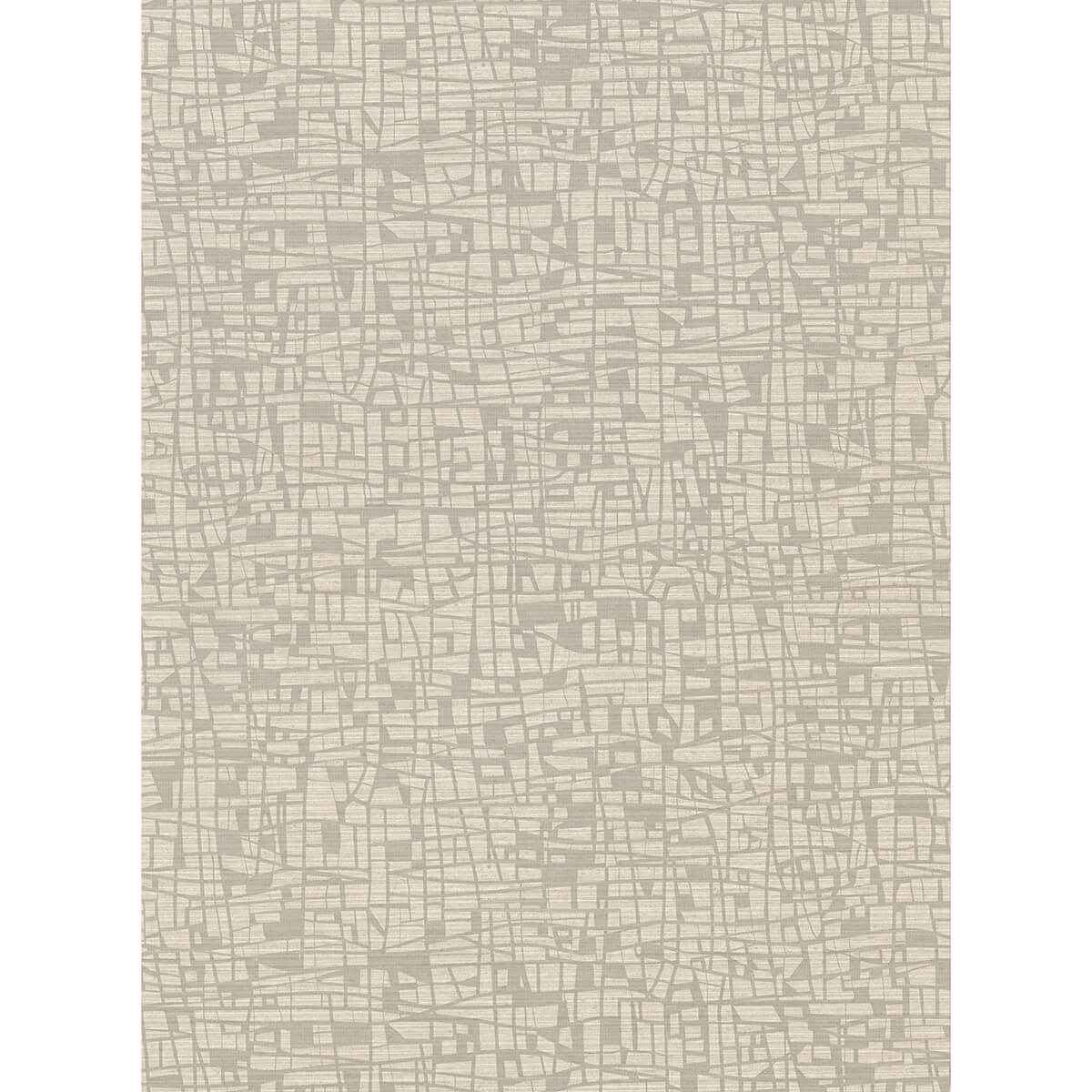 Tiffany Taupe Abstract Geometric Wallpaper - York Wallcoverings - 2945-1112