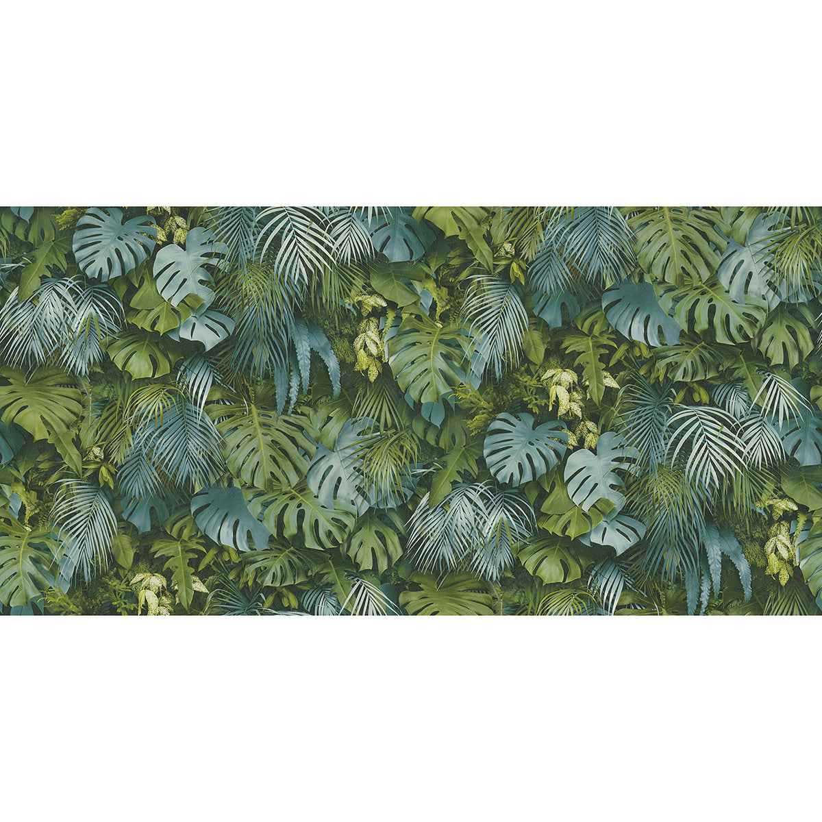 Luana Blue Tropical Forest Wallpaper - York Wallcoverings - 2979-37280-3 - York Wallcoverings Wallpaper