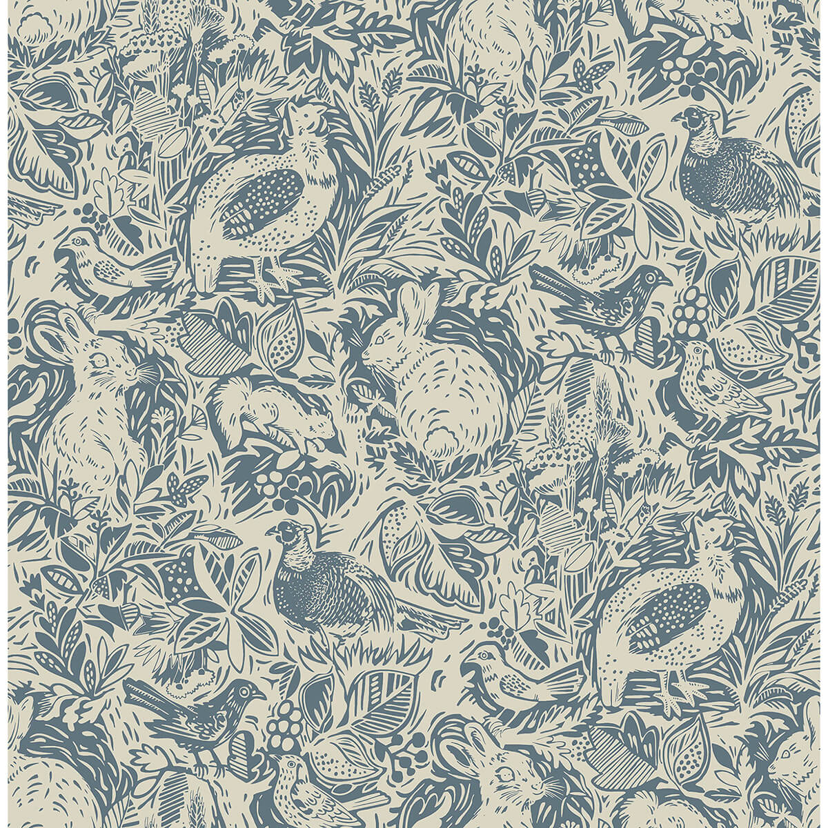 blue-terrene-peel-and-stick-wallpaper-york-wallcoverings-nus3622 - York Wallcoverings Wallpaper