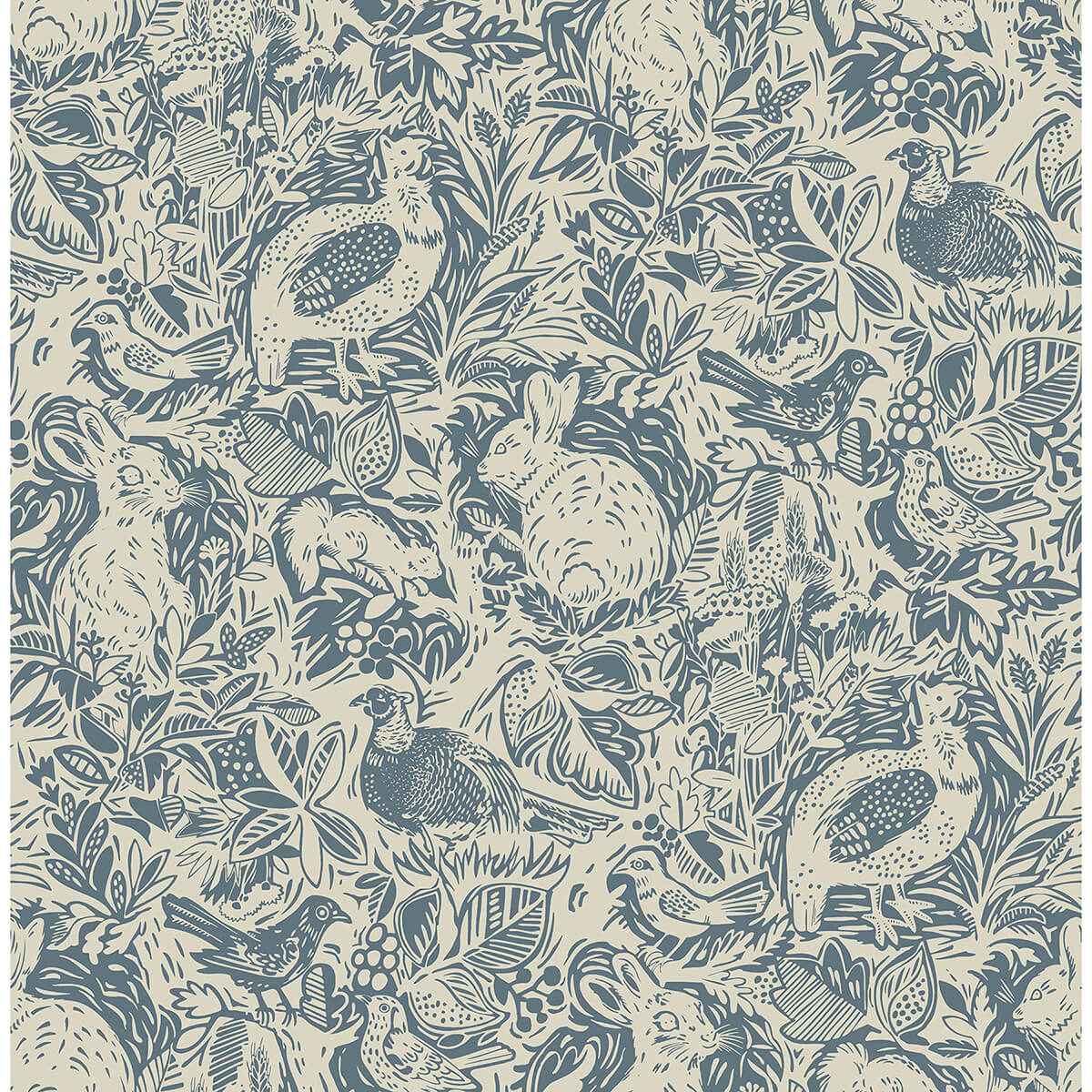 Blue Terrene Peel and Stick Wallpaper - York Wallcoverings - NUS3622 - York Wallcoverings Wallpaper