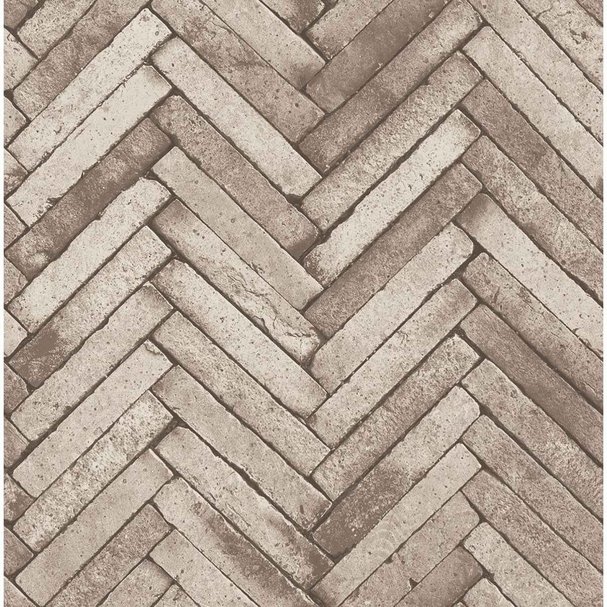 Ryon Taupe Diagonal Slate Wallpaper - York Wallcoverings - FD41230 - York Wallcoverings Wallpaper