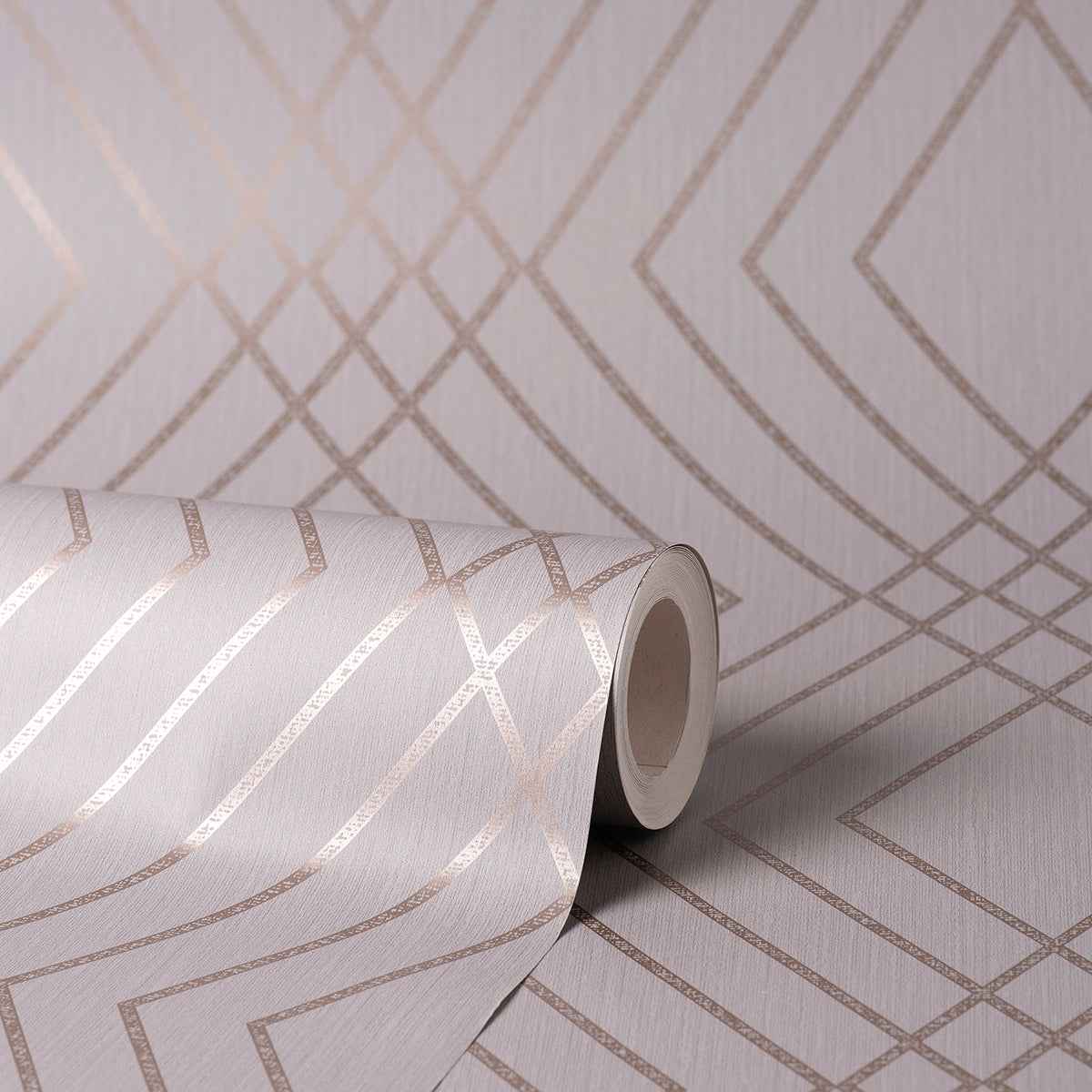 Shard Grey Trellis Wallpaper - York Wallcoverings - FD42604 - York Wallcoverings Wallpaper