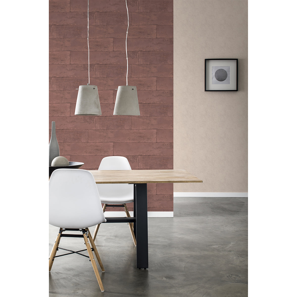 lanier-oxblood-stone-plank-wallpaper-york-wallcoverings-4015-426045 - York Wallcoverings Wallpaper