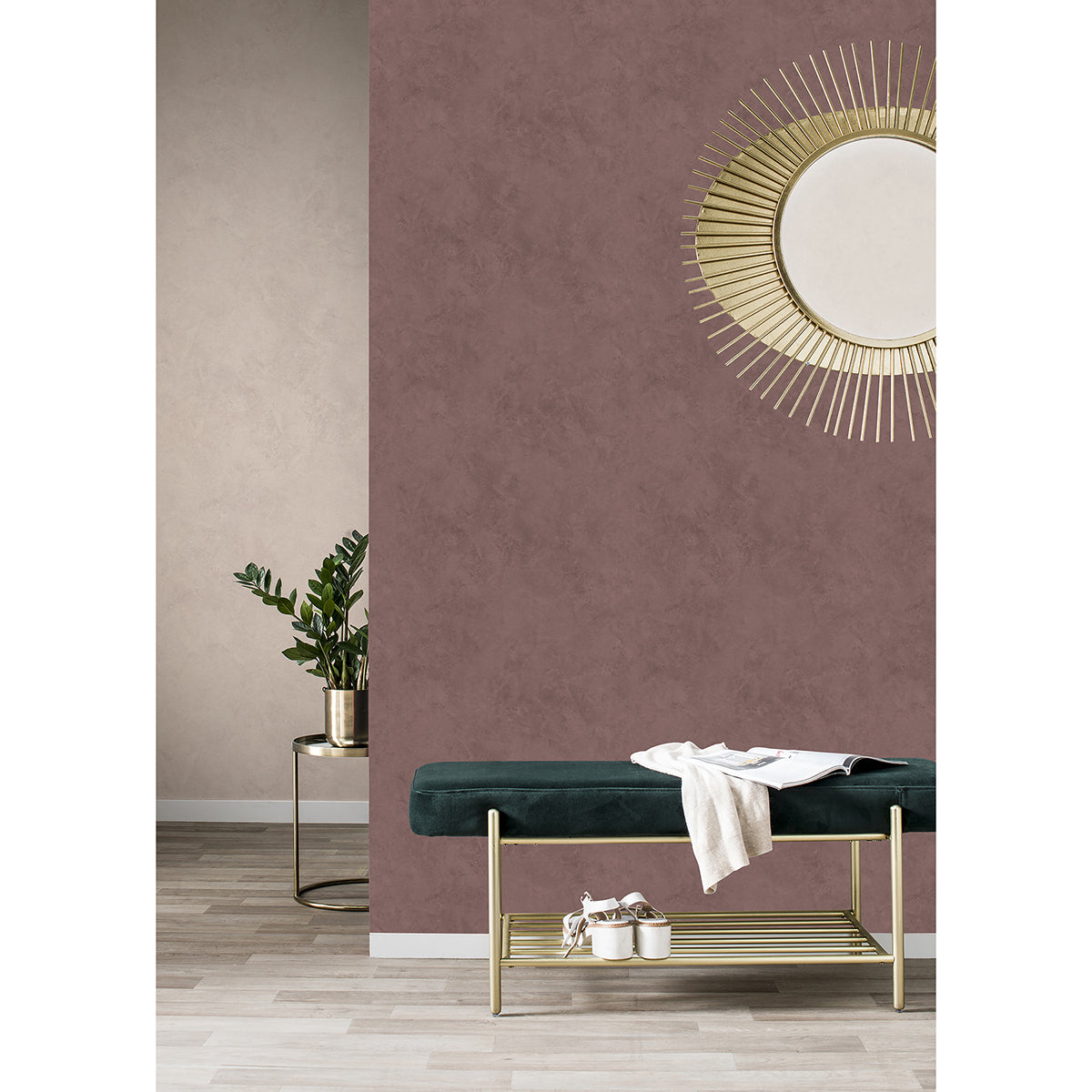 escher-oxblood-plaster-wallpaper-york-wallcoverings-4015-426199 - York Wallcoverings Wallpaper