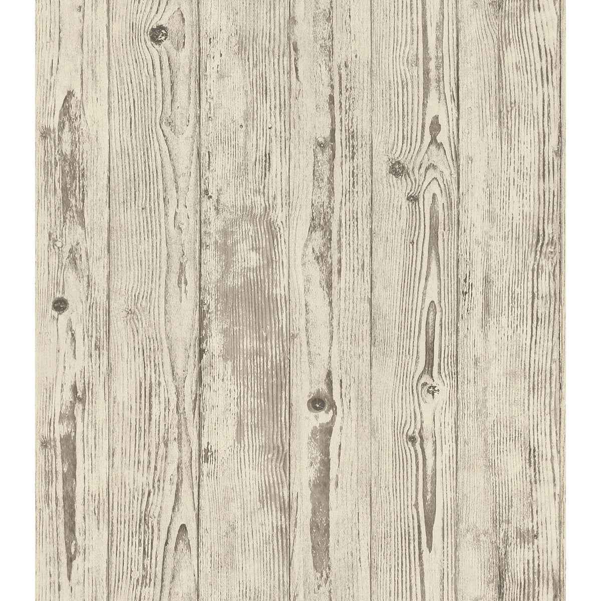 Albright Ivory Weathered Oak Panels Wallpaper - York Wallcoverings - 4015-427318