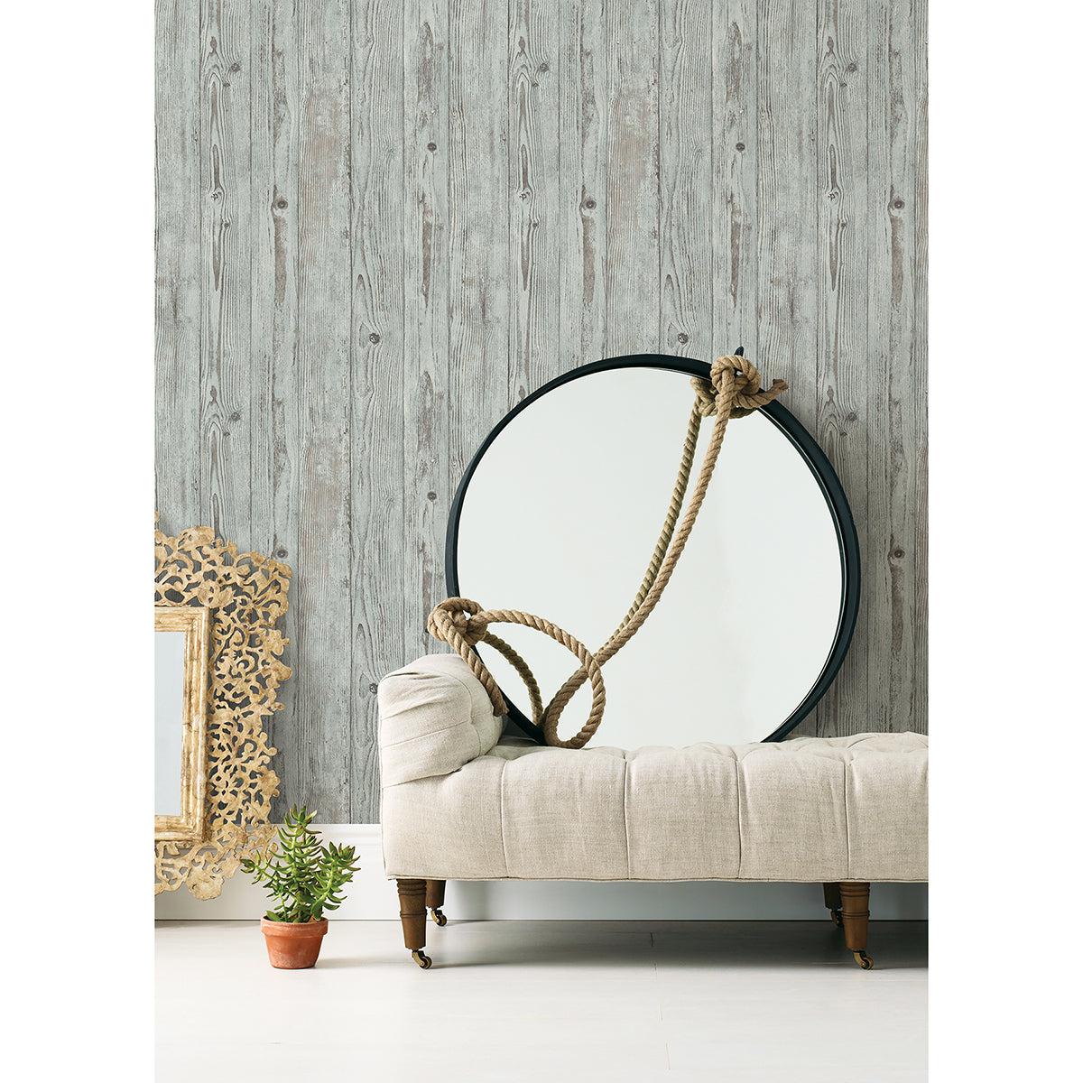 albright-light-blue-weathered-oak-panels-wallpaper-york-wallcoverings-4015-427332 - York Wallpaper Wallpaper
