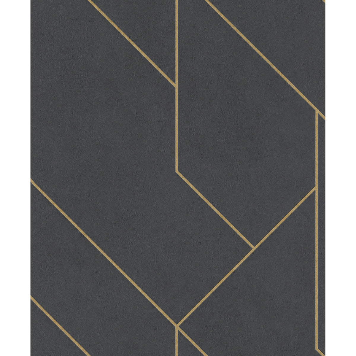 pollock-black-gilded-geometric-wallpaper-york-wallcoverings-4015-427431 - York Wallpaper Wallpaper