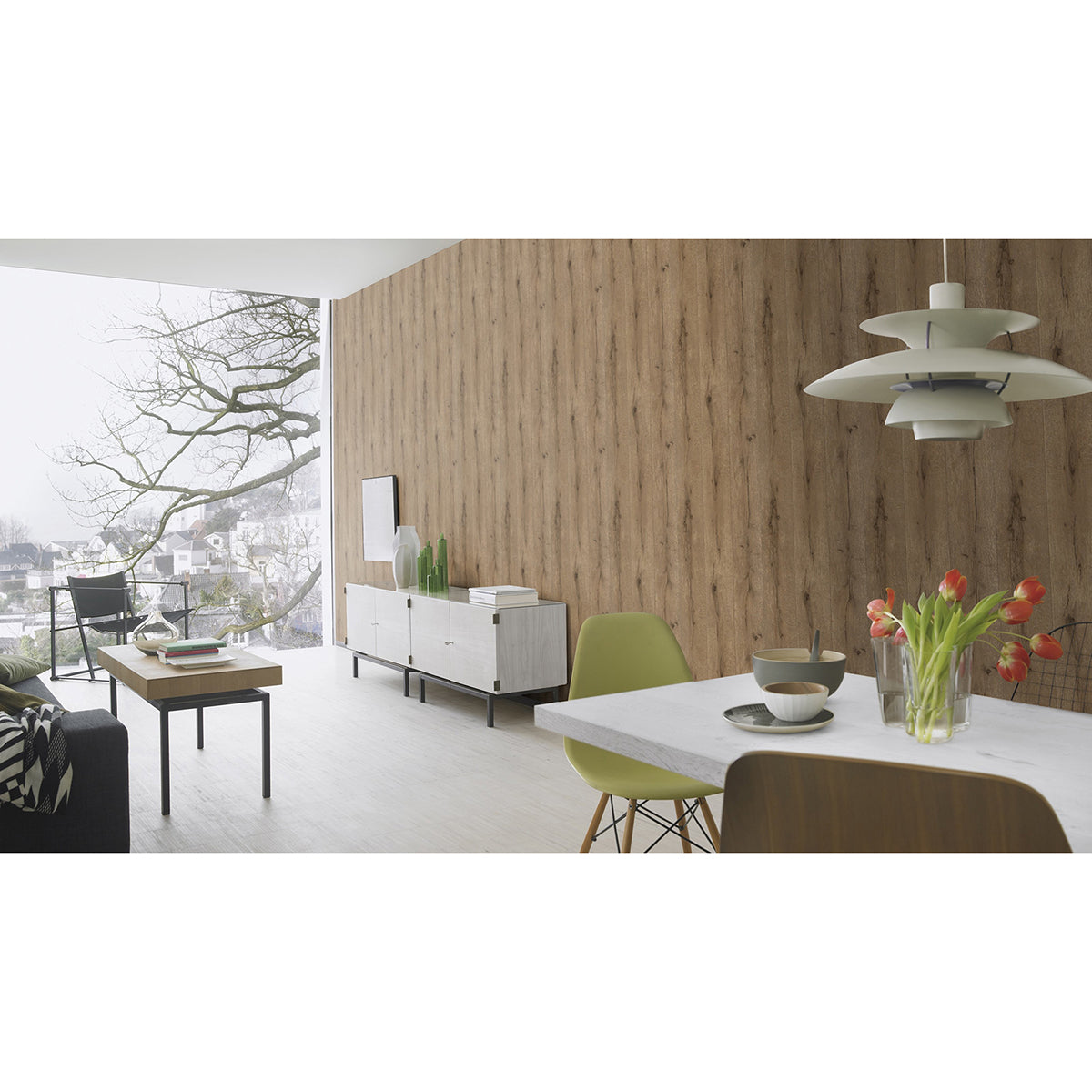 appalacian-brown-wood-planks-wallpaper-york-wallcoverings-4015-514445 - York Wallpaper Wallpaper