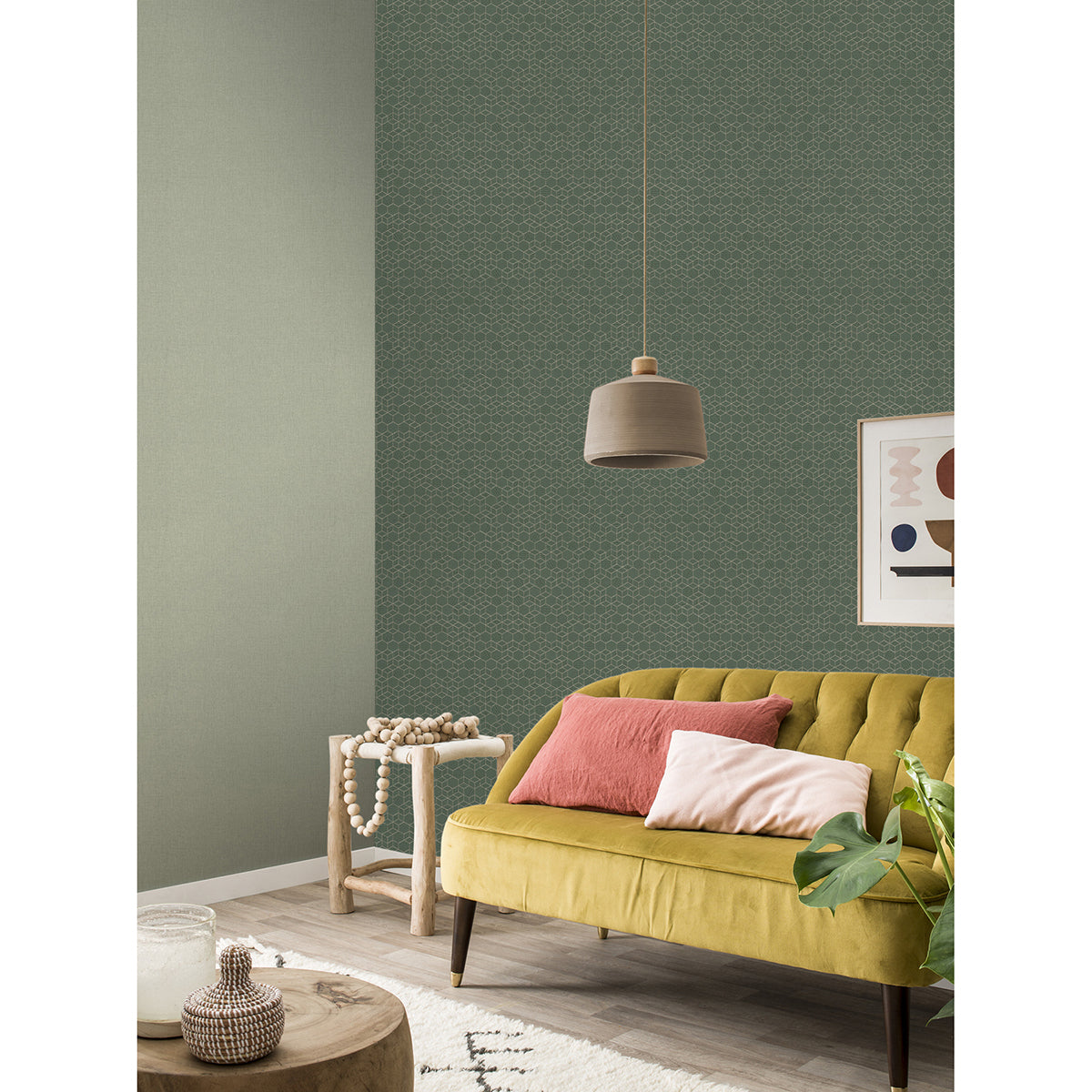 haast-mint-woven-texture-wallpaper-york-wallcoverings-4015-550450 - York Wallcoverings Wallpaper