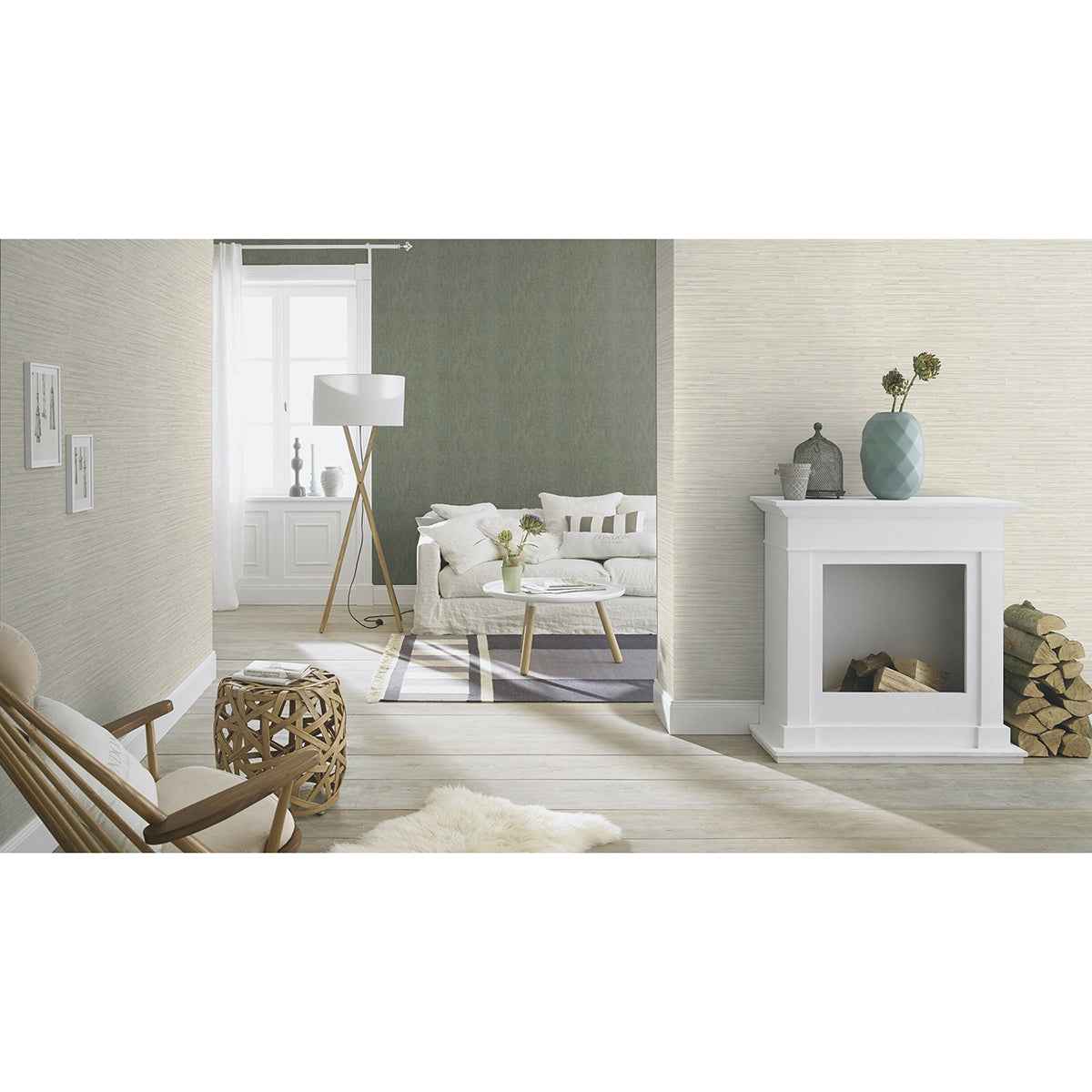 Hutton Silver Tile Wallpaper - York Wallcoverings - 4015-550542 - York Wallcoverings Wallpaper