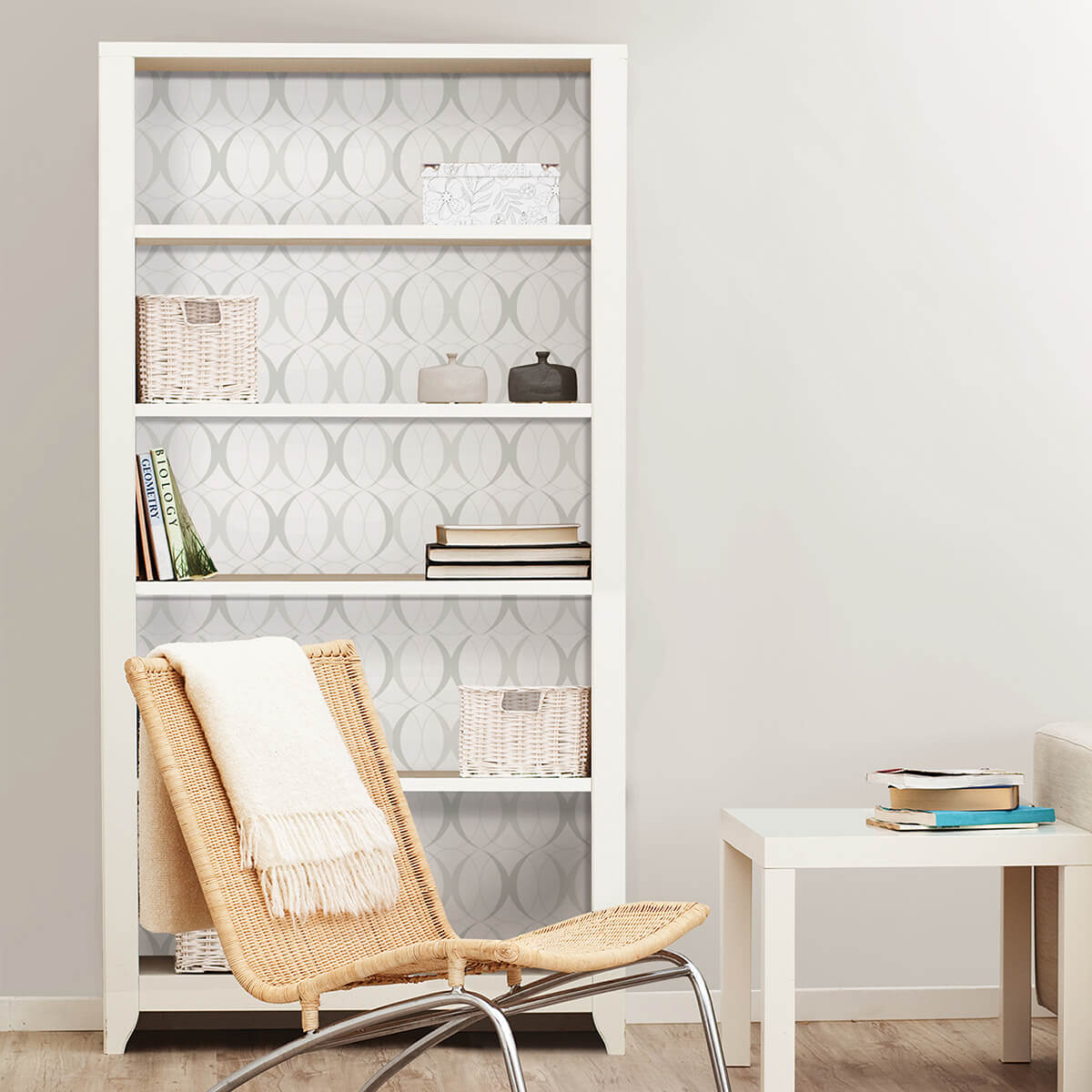 circulate-light-silver-peel-and-stick-wallpaper-york-wallcoverings-nus1704 - York Wallcoverings Wallpaper