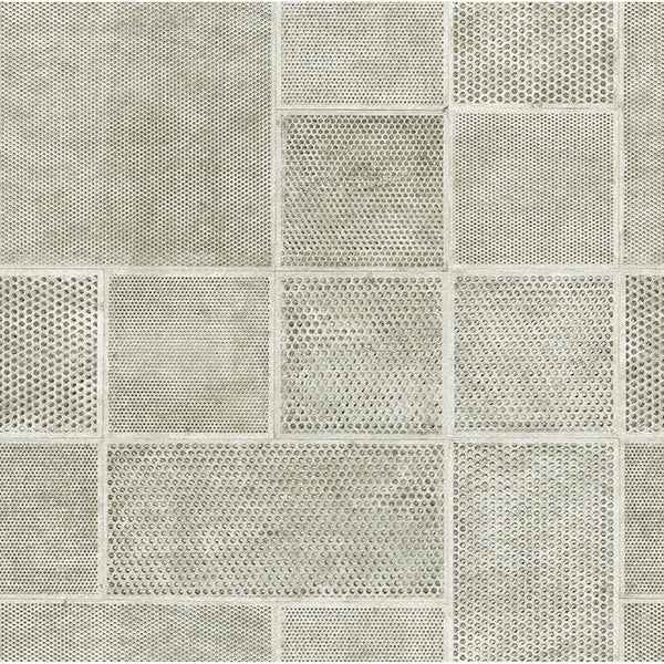 Ellison Taupe Geometric Wallpaper - York Wallcoverings - C88639