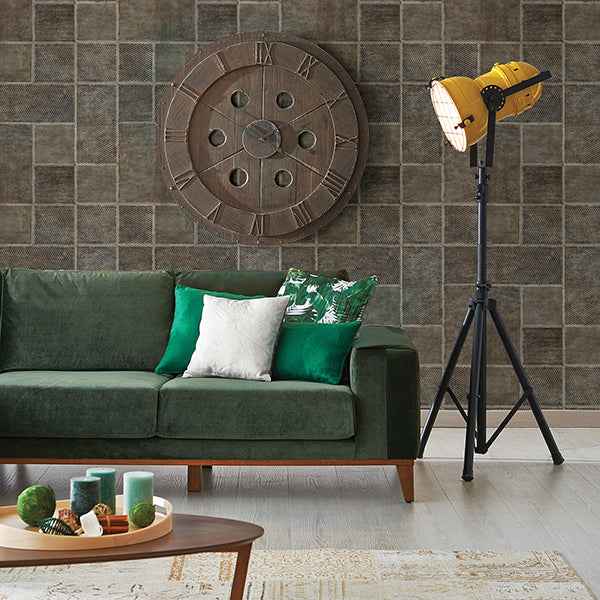 Ellison Gold Geometric Wallpaper - York Wallcoverings - C88643 - York Wallcoverings Wallpaper