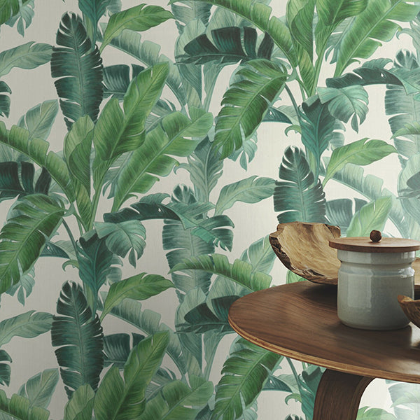 orissa-green-palm-frond-wallpaper-york-wallcoverings-rh536683 - York Wallcoverings Wallpaper