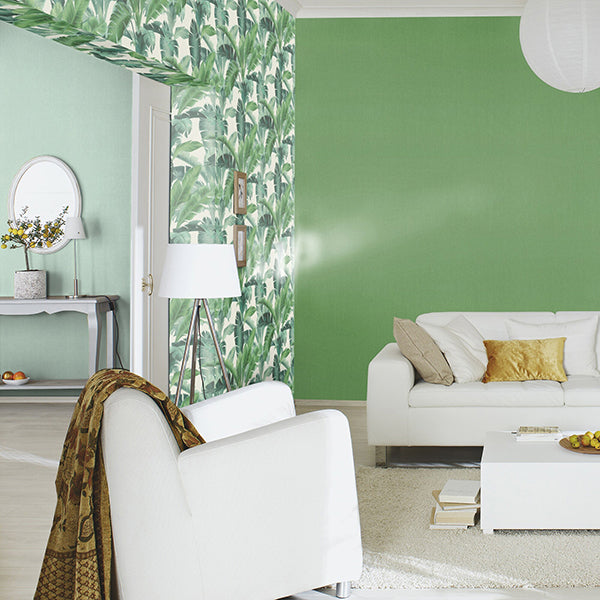 orissa-green-palm-frond-wallpaper-york-wallcoverings-rh536683 - York Wallcoverings Wallpaper