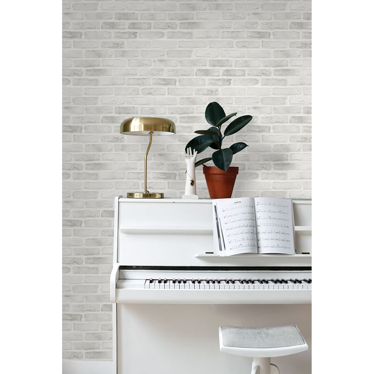 burnham-grey-brick-wall-wallpaper-york-wallcoverings-dd139137 - York Wallcoverings Wallpaper