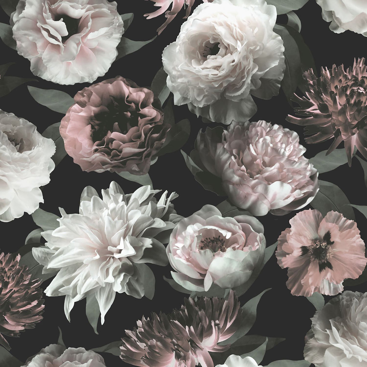 contessa-blush-flowers-wallpaper-york-wallcoverings-dd139169 - York Wallpaper Wallpaper