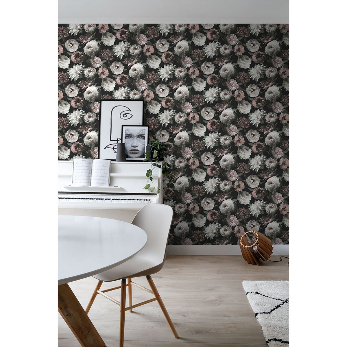 contessa-blush-flowers-wallpaper-york-wallcoverings-dd139169 - York Wallpaper Wallpaper