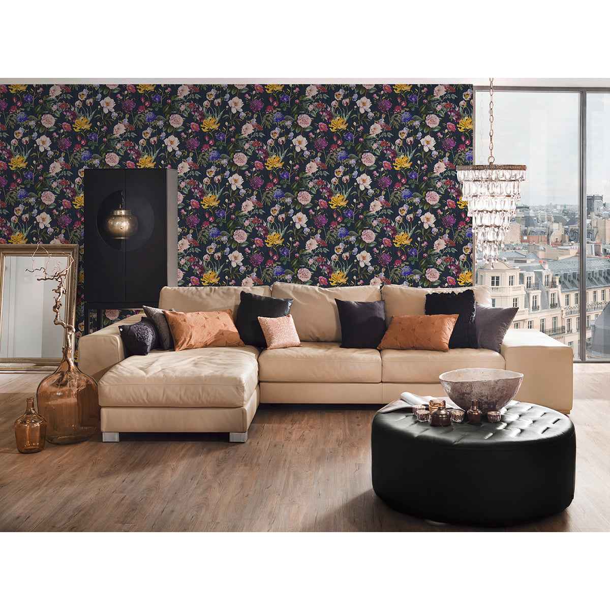 Aviva Multicolor English Garden Wallpaper - York Wallcoverings - AS373364 - York Wallcoverings Wallpaper