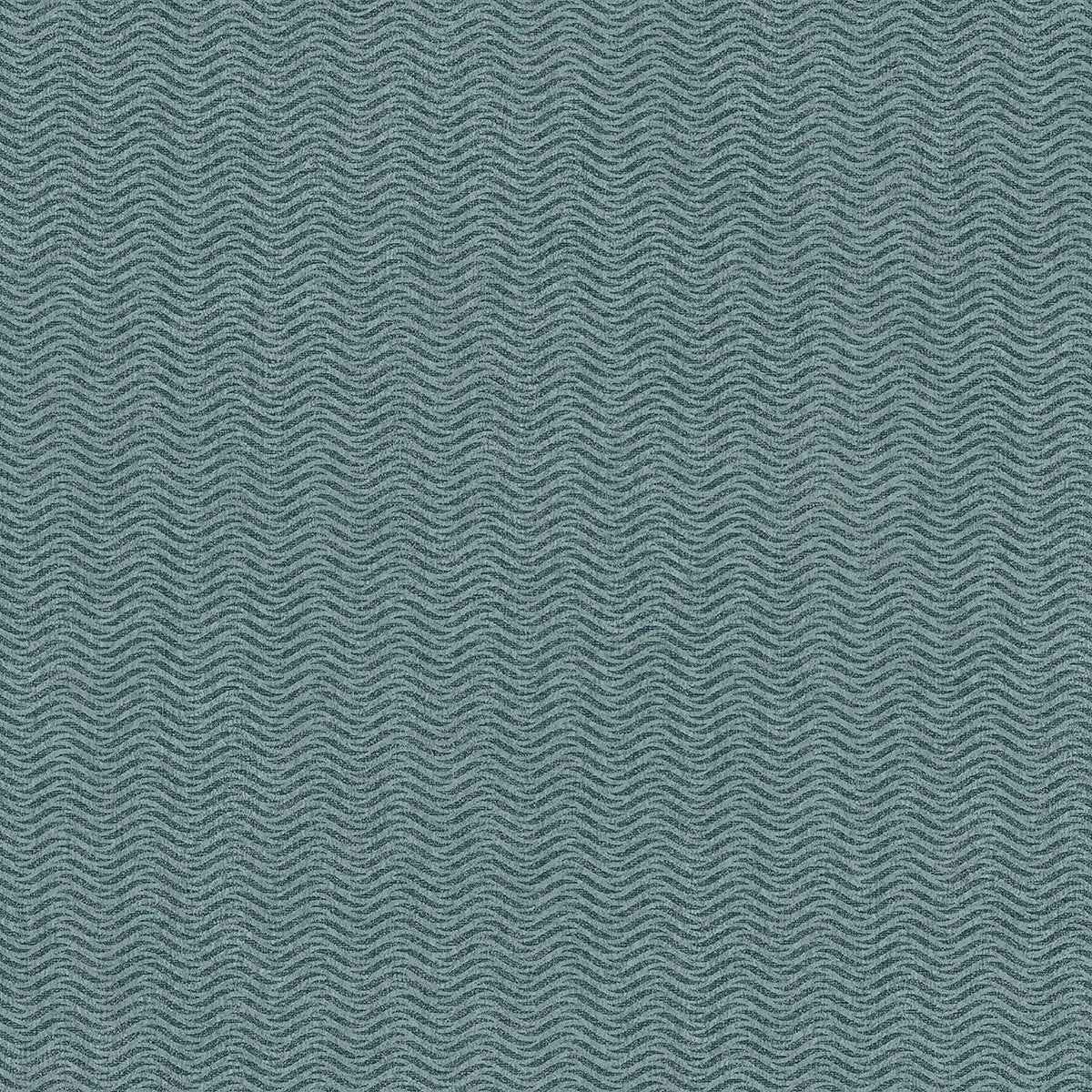Jude Teal Woven Waves Wallpaper - York Wallcoverings - 4020-75901