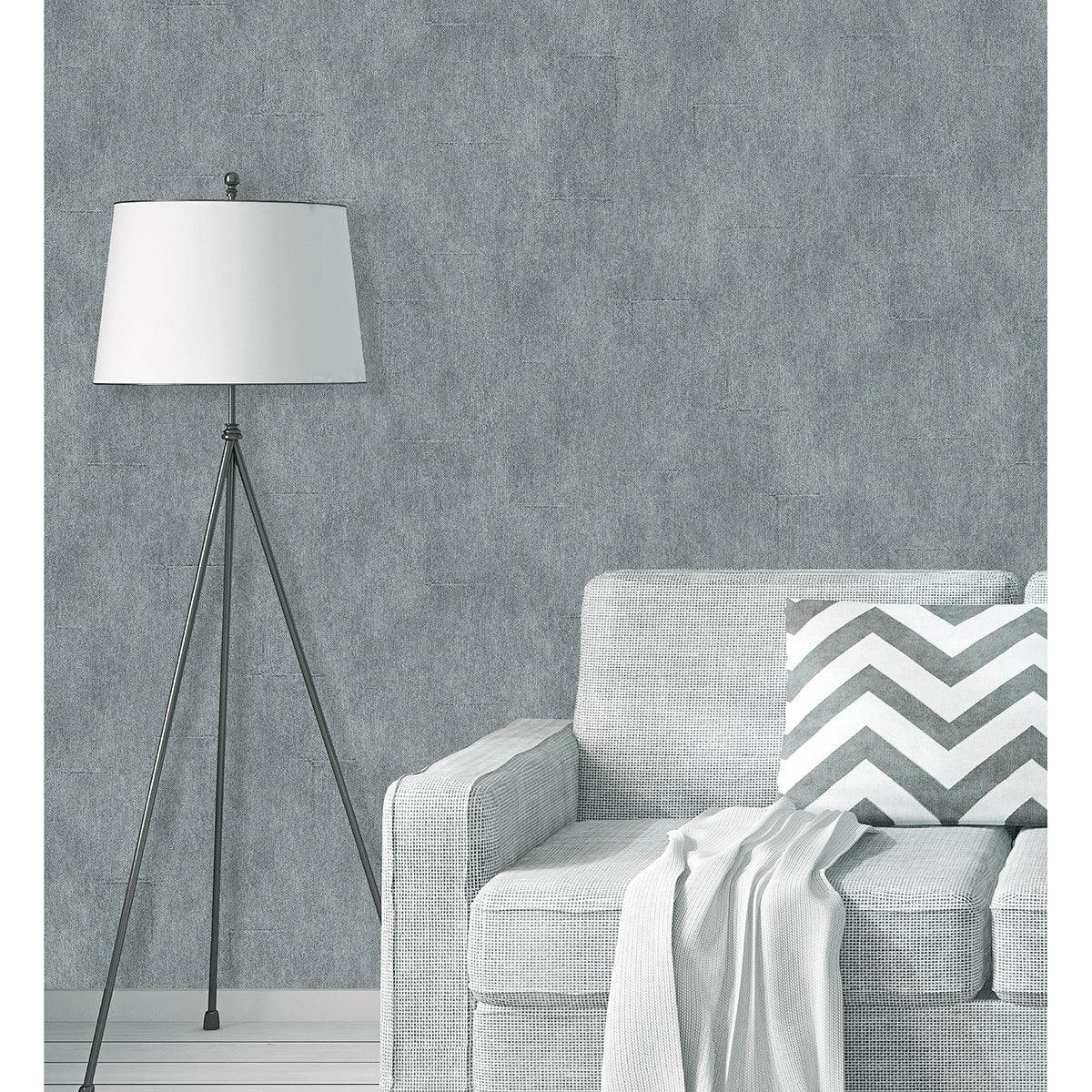 trent-grey-woven-texture-wallpaper-york-wallcoverings-4020-78529 - York Wallcoverings Wallpaper