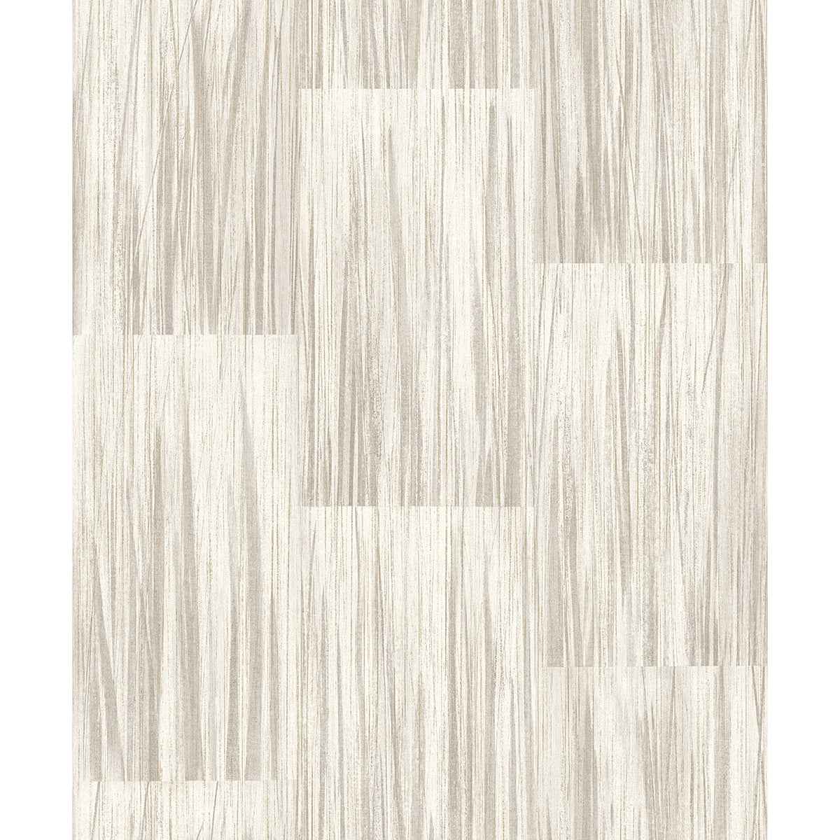 Soren Taupe Striated Plank Wallpaper - York Wallcoverings - 4020-85707