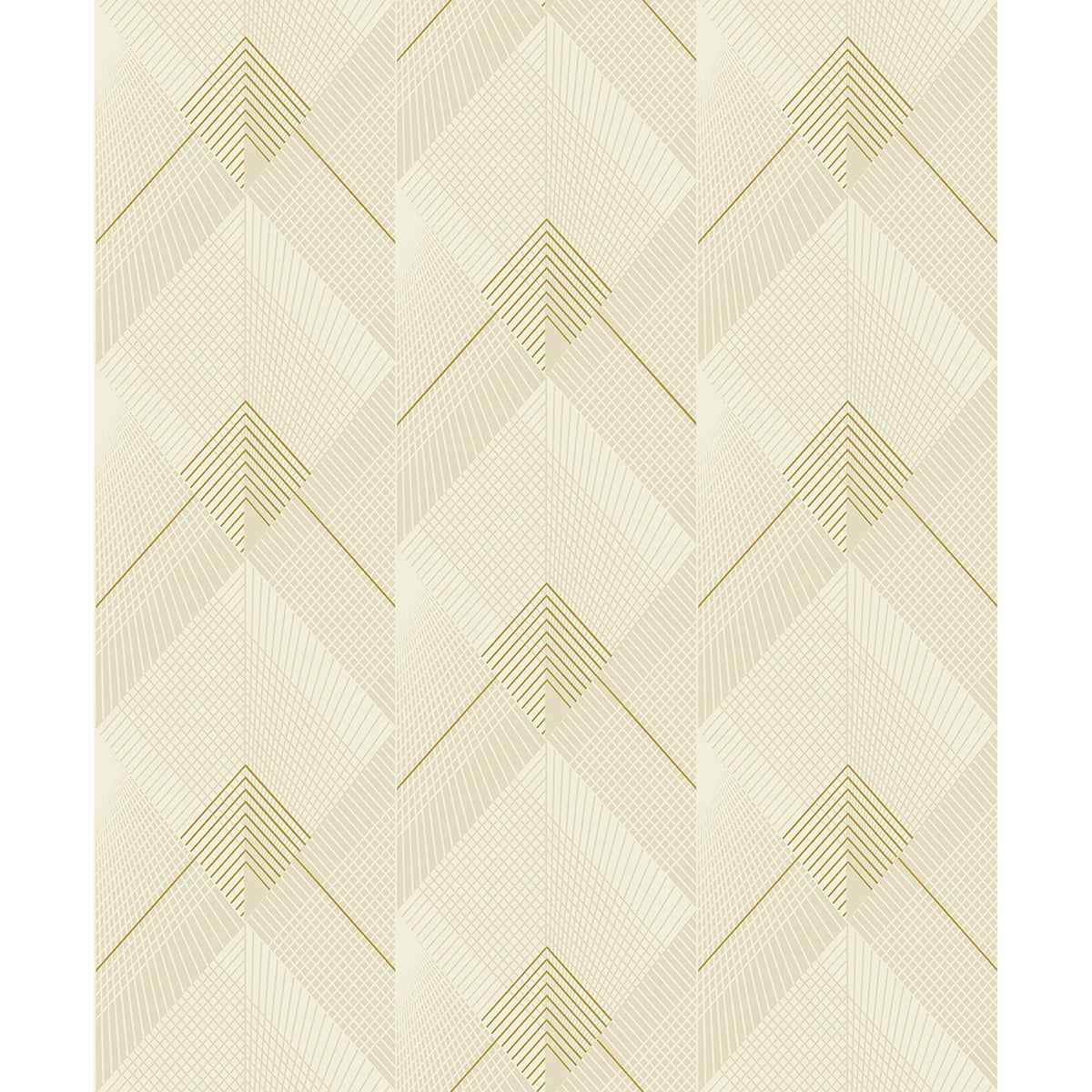 Raoul Butter Fanning Diamonds Wallpaper - York Wallcoverings - 4020-96707