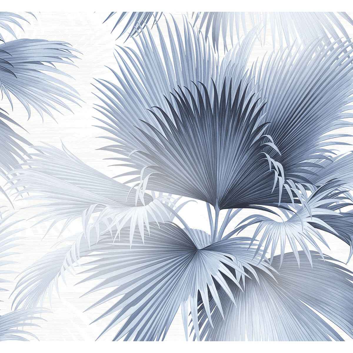 Summer Palm Blue Tropical Wallpaper - York Wallcoverings - 2927-40102 - York Wallcoverings Wallpaper