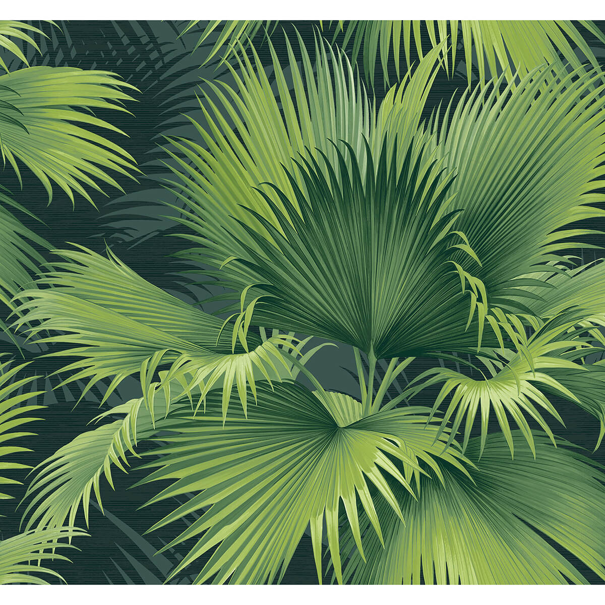summer-palm-dark-green-tropical-wallpaper-york-wallcoverings-2927-40104 - York Wallpaper Wallpaper