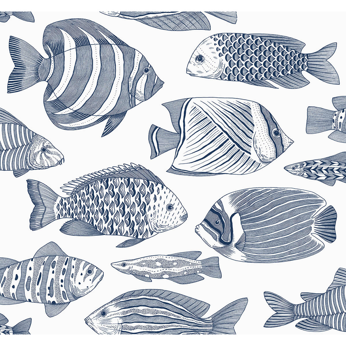 wailea-indigo-tropical-school-wallpaper-york-wallcoverings-2927-80202 - York Wallcoverings Wallpaper