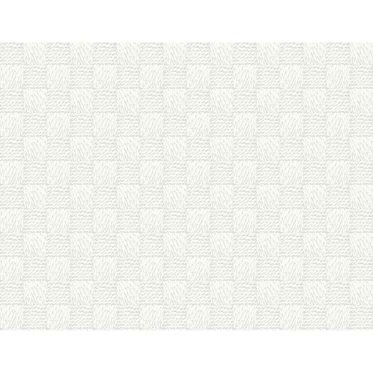 Calabash Light Grey Rope Basketweave Wallpaper - York Wallcoverings - 2927-80808
